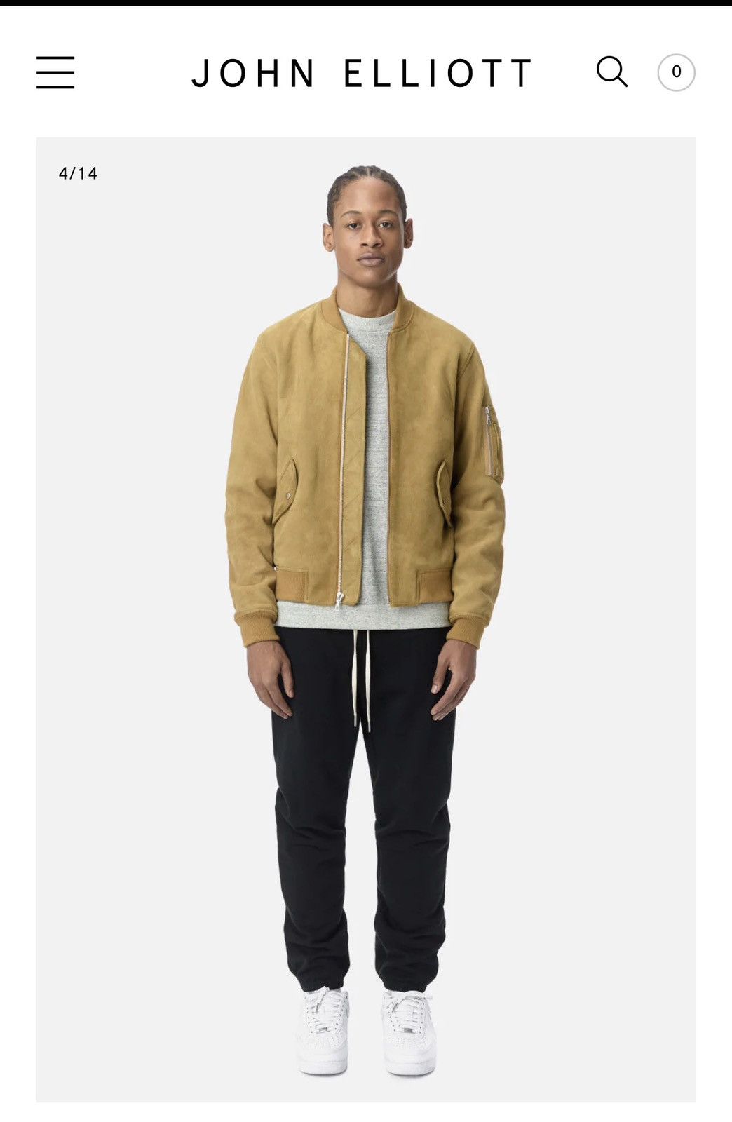 John Elliott John Elliott suede bogota bomber Size US M / EU 48-50 / 2 - 1 Thumbnail