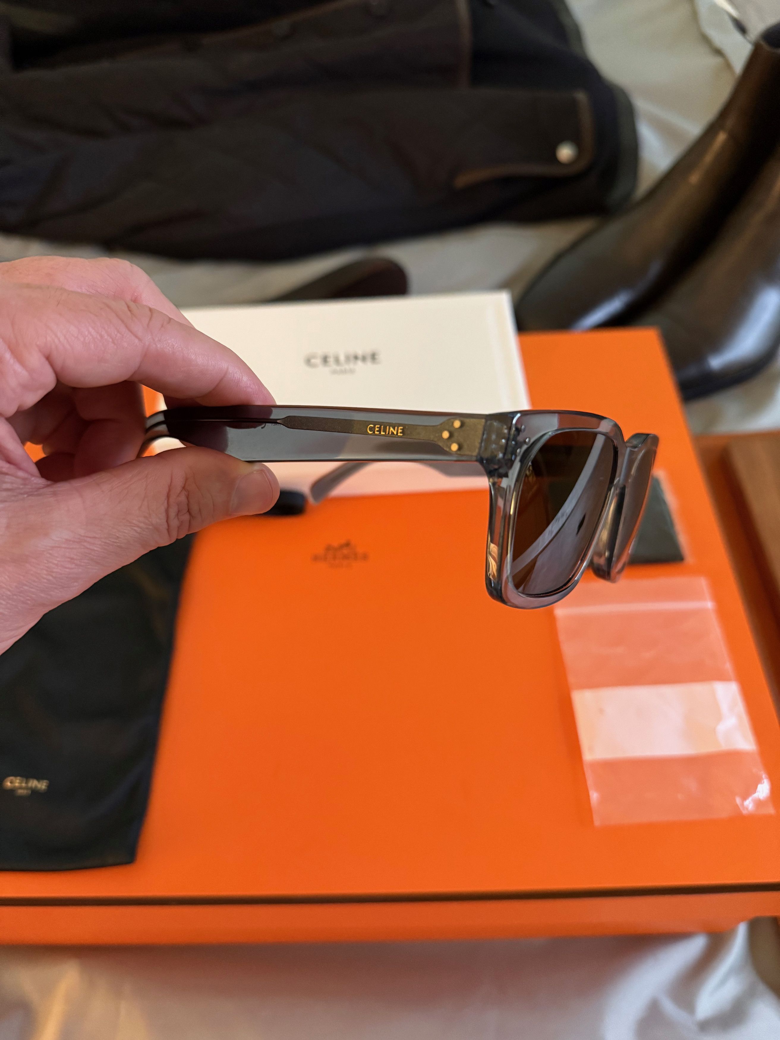 Celine Coveted Effortless Cool NEW $515 w/tax CELINE Tinted Acetate Size ONE SIZE - 11 Thumbnail
