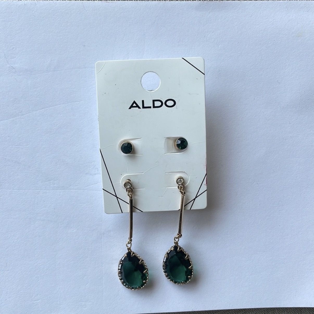 Aldo Emerald Aldo earring set Size ONE SIZE - 3 Thumbnail