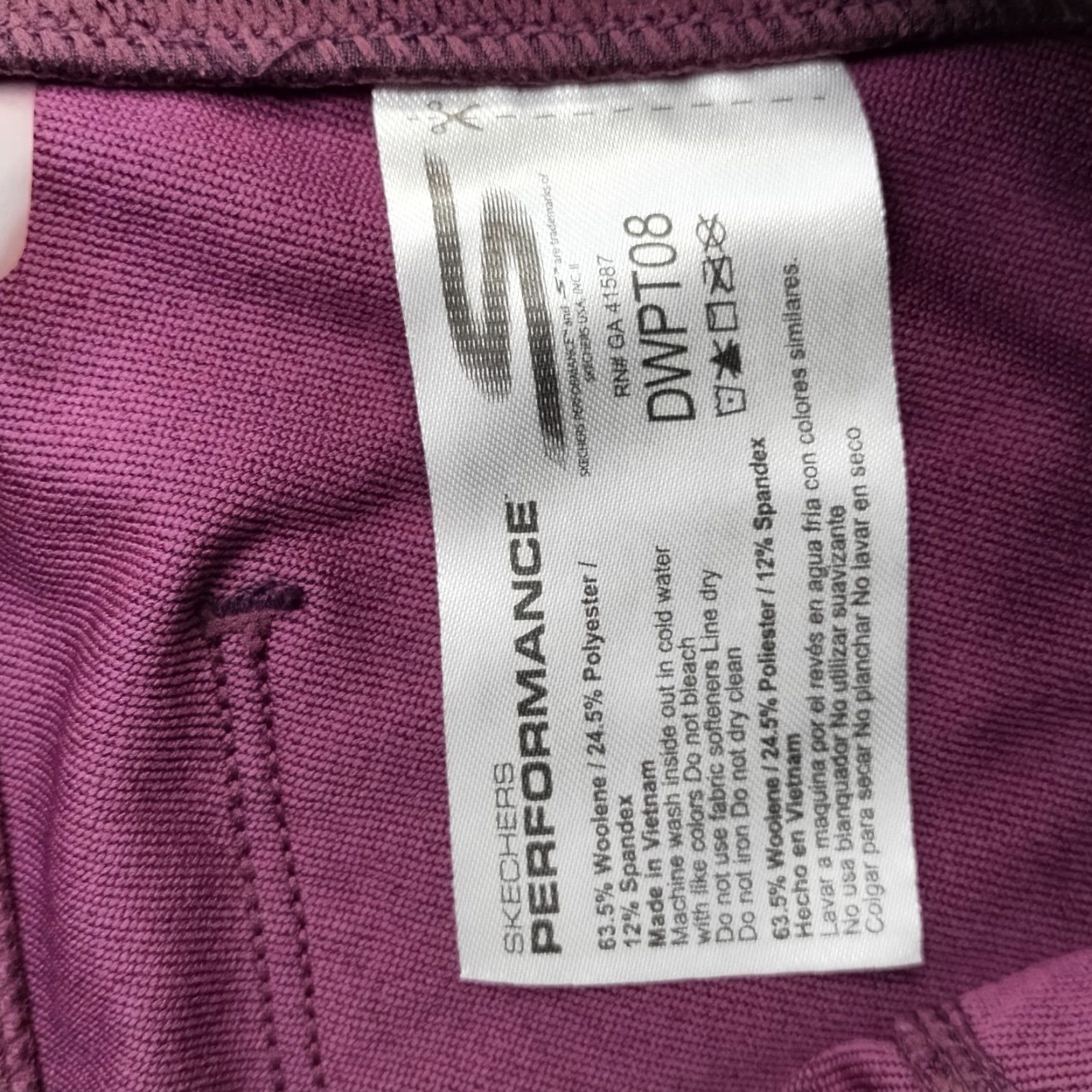 SKECHERS Skechers Legging Womens M Multicolor Stretch Performance Straight High Waist Size 32" / US 10 / IT 46 - 8 Thumbnail