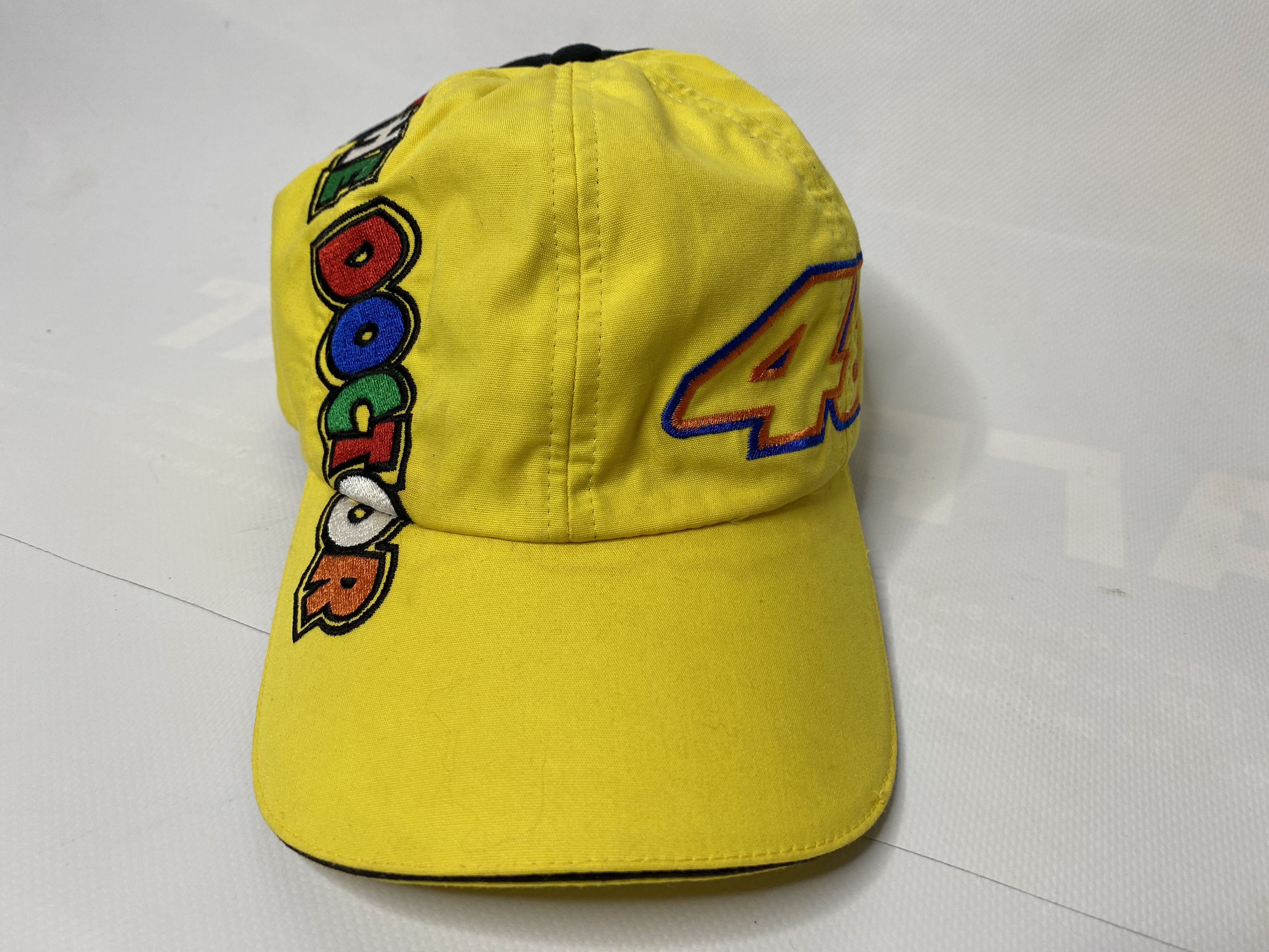 Vintage VALENTINO ROSSI 46 THE DOCTOR MOTO GP RACING HAT CAP VR46 Size ONE SIZE - 3 Thumbnail