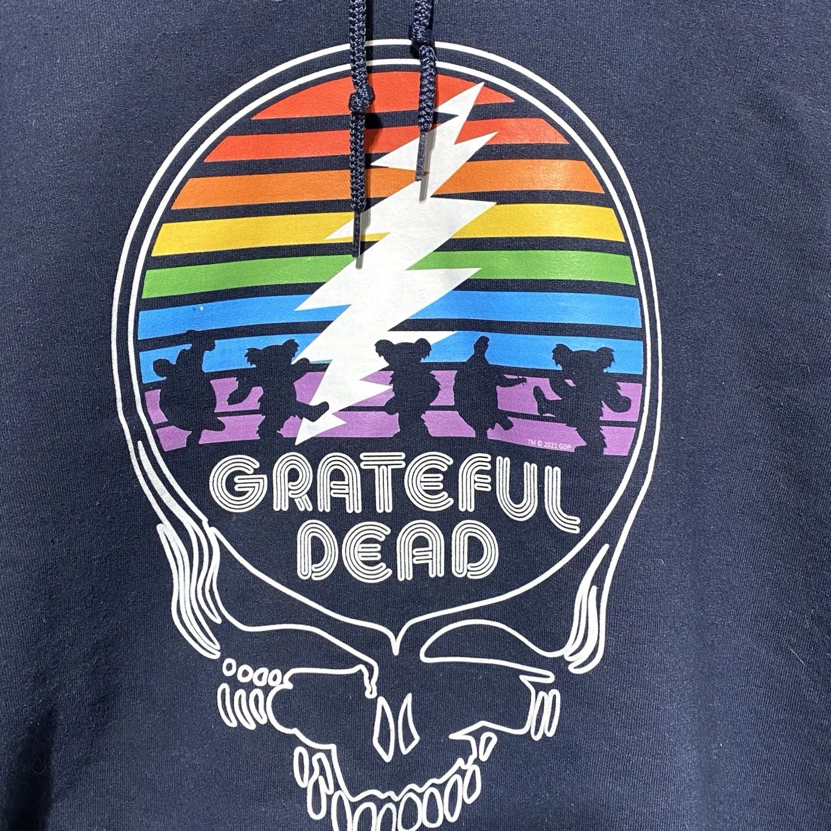 Cool Shirtz VINTAGE Grateful Dead Hoodie Navy 3XL Mens Hoodie Steal Your Face Dancing Bears Terrapin Size US XXL / EU 58 / 5 - 3 Thumbnail
