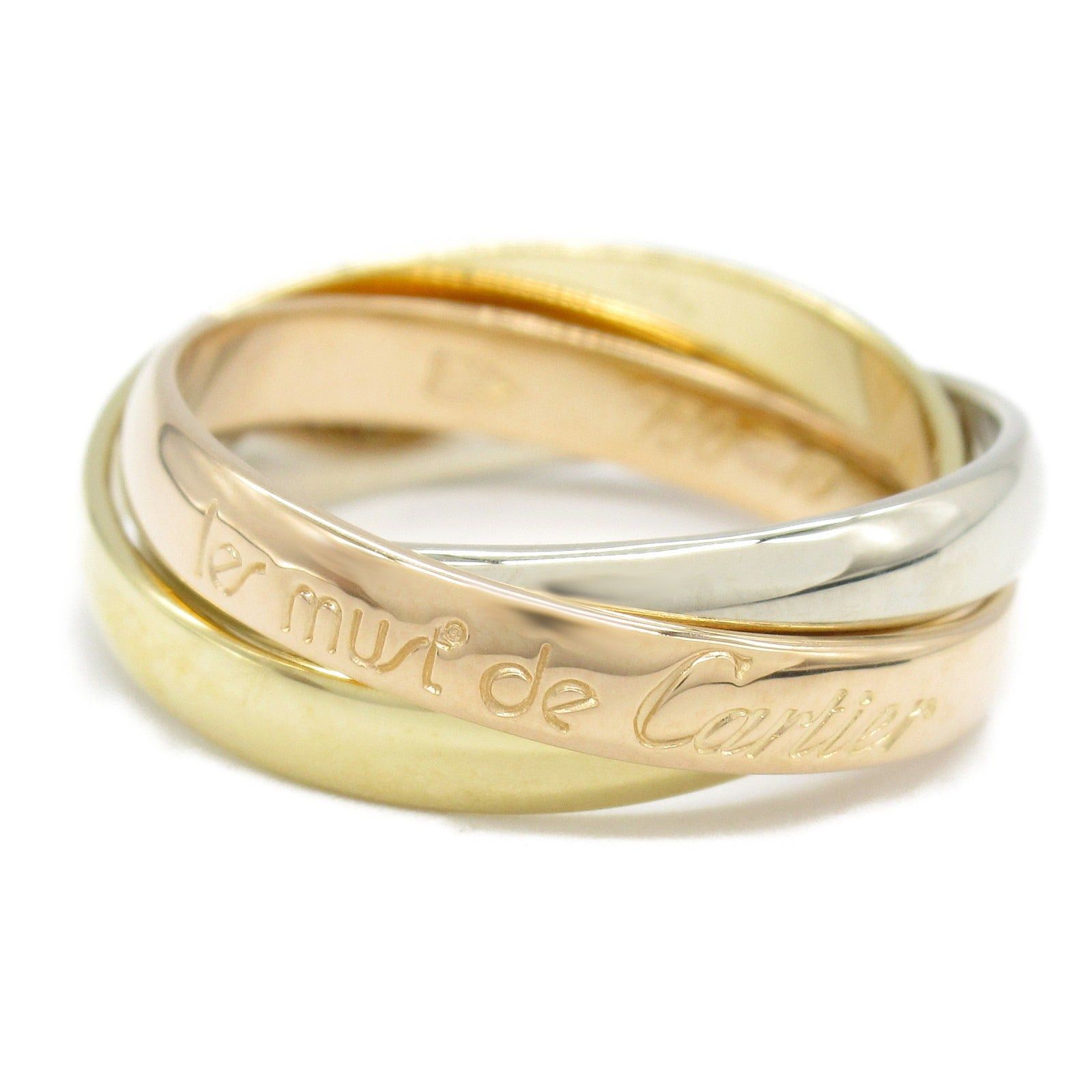 Cartier Cartier Trinity Ring K18 (Yellow Gold) K18Wg (White (Pink Gold Size ONE SIZE - 1 Thumbnail