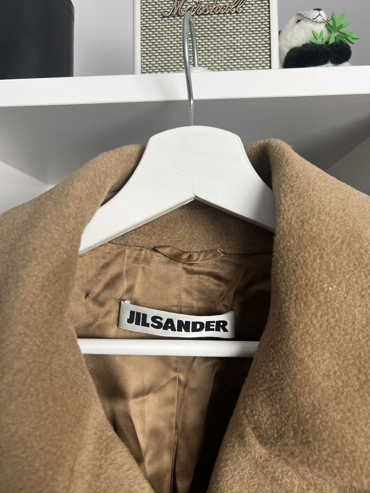 Designer × Jil Sander Vintage Jil Sander Camel & wool over coat jacket M designer Size M / US 6-8 / IT 42-44 - 3 Thumbnail