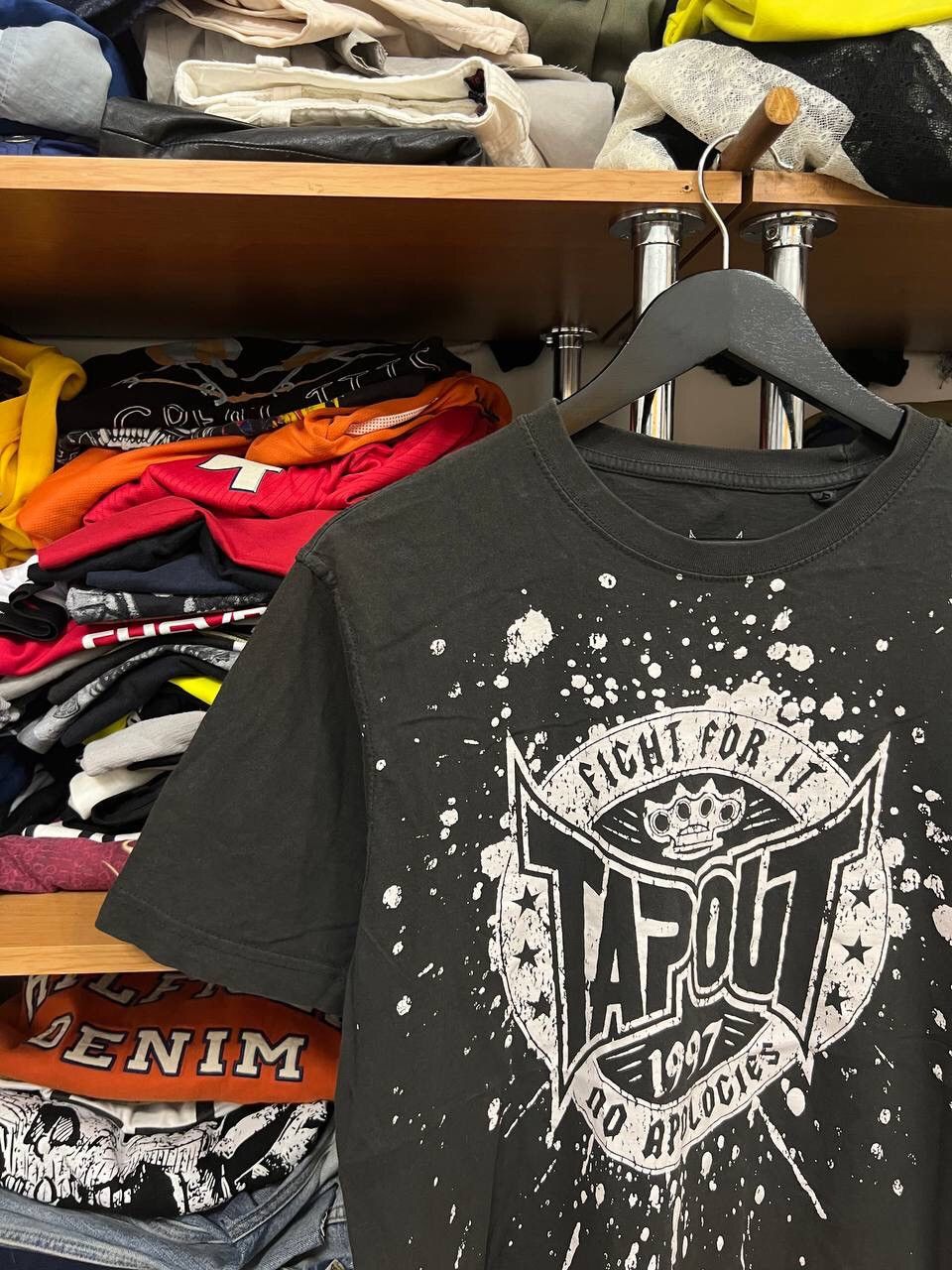 Affliction × Tapout Y2K Affliction All Over Print Graphic T Shirt Tee Size US L / EU 52-54 / 3 - 2 Thumbnail