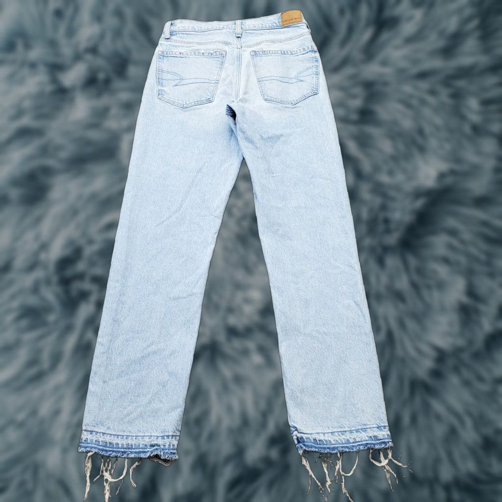 American Eagle Outfitters American Eagle Outfitters Jeans Womens 2 Blue Denim Straight 5-Pocket High Rise Inseam 29.75" XS? Size 26" / US 2 / IT 38 - 1 Thumbnail