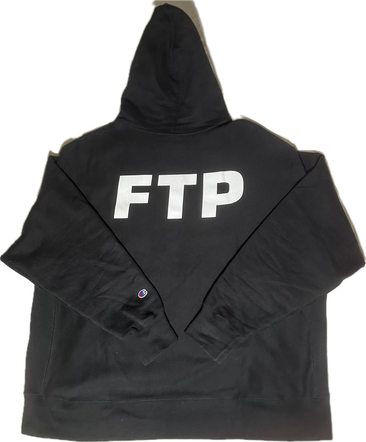 Fuck The Population FTP Champion Reverse Weave Hoodie Black XXL Size US XXL / EU 58 / 5 - 1 Thumbnail