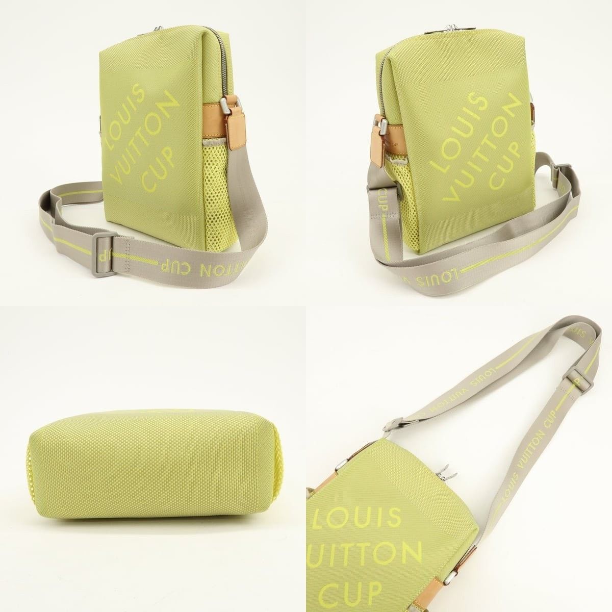 Louis Vuitton Louis Vuitton LV Cup Weatherly Shoulder Bag Nylon Green Size ONE SIZE - 3 Thumbnail
