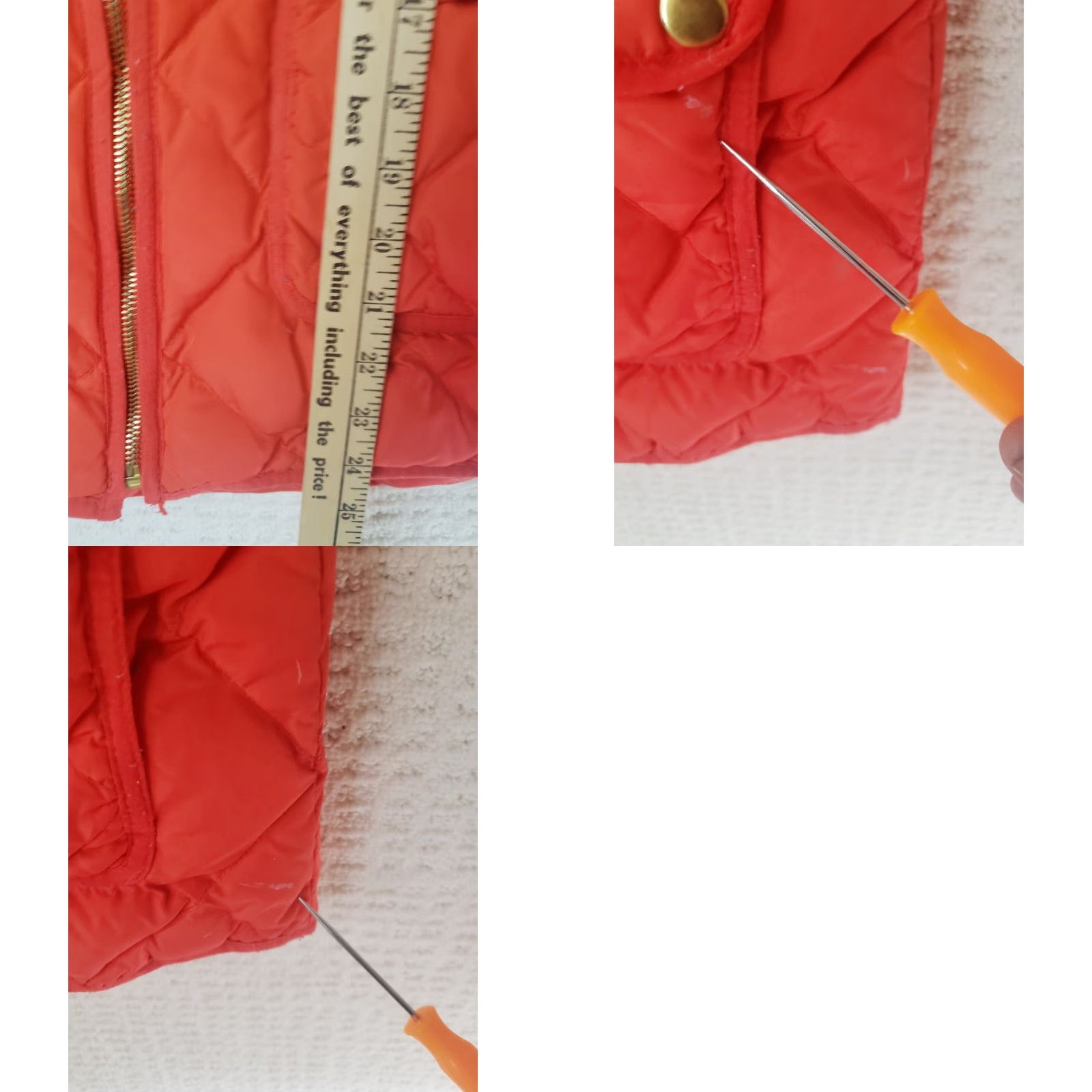 Vintage Woolrich Vest Red L Down Woolrich Full Zipper Puffer Pockets Woolrich Women Regular Size Vest Womens Size L / US 10 / IT 46 - 11 Thumbnail