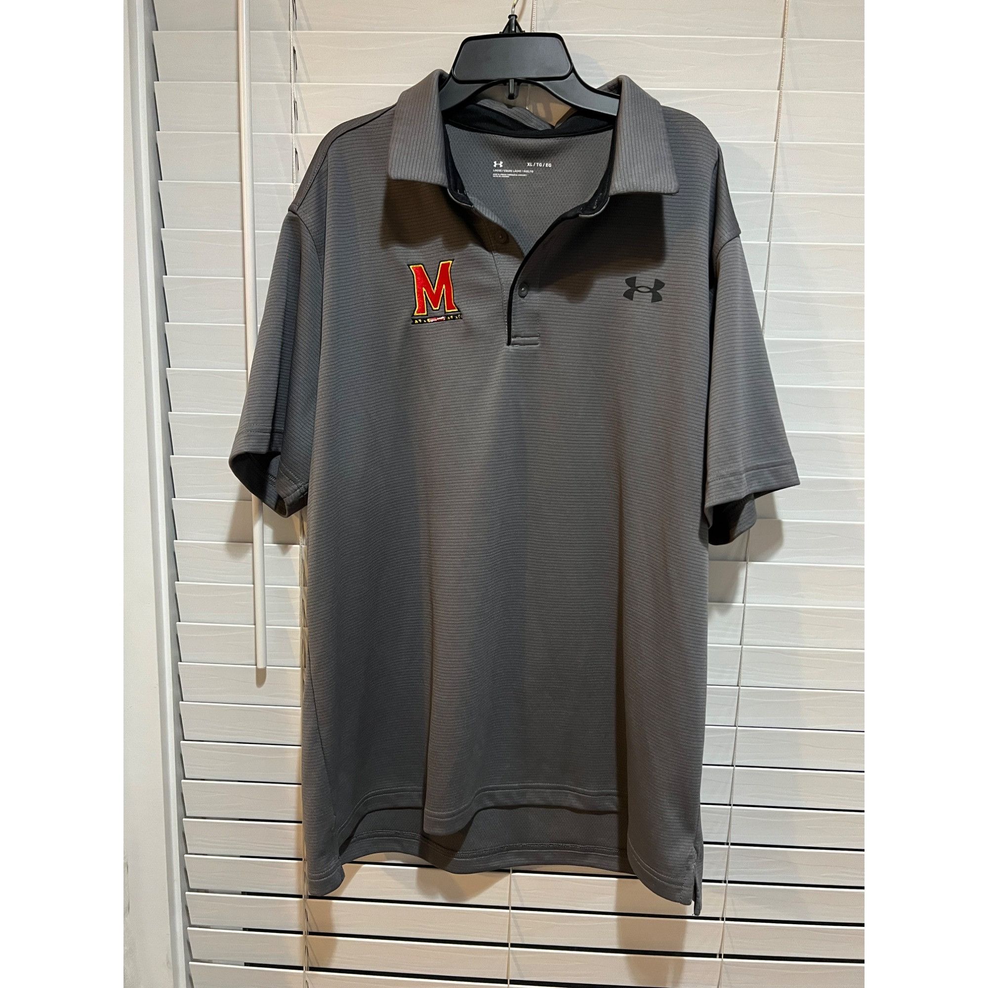 Under Armour Under Armour Maryland Terrapins Polo Shirt - Size L Size US L / EU 52-54 / 3 - 1 Thumbnail