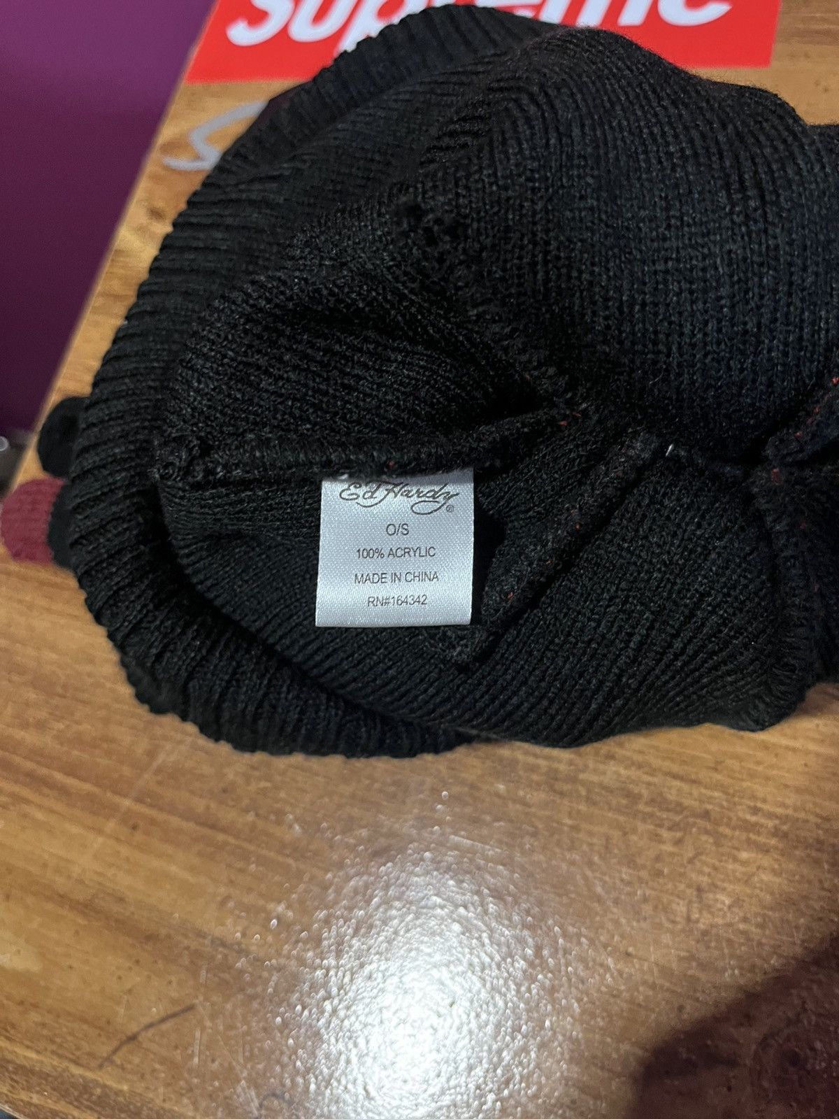 Ed Hardy Ed hardy beanie and gloves set Size ONE SIZE - 6 Thumbnail