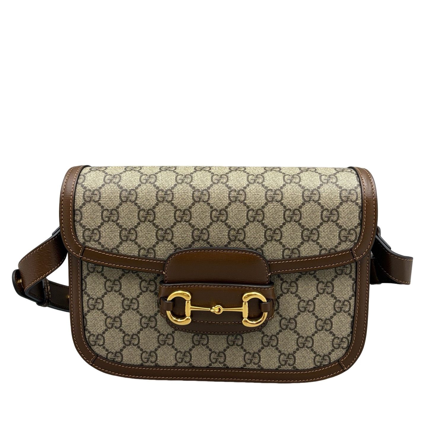 Gucci Gucci Horsebit 1955 Canvas Shoulder Bag Size ONE SIZE - 1 Thumbnail