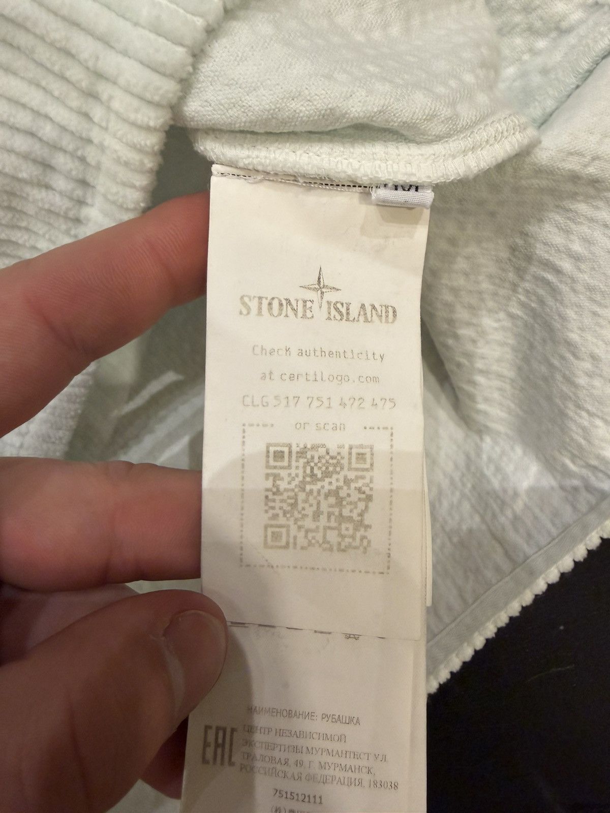 Stone Island Stone Island Jumbo Cord Button Up Overshirt Size US XXL / EU 58 / 5 - 5 Thumbnail