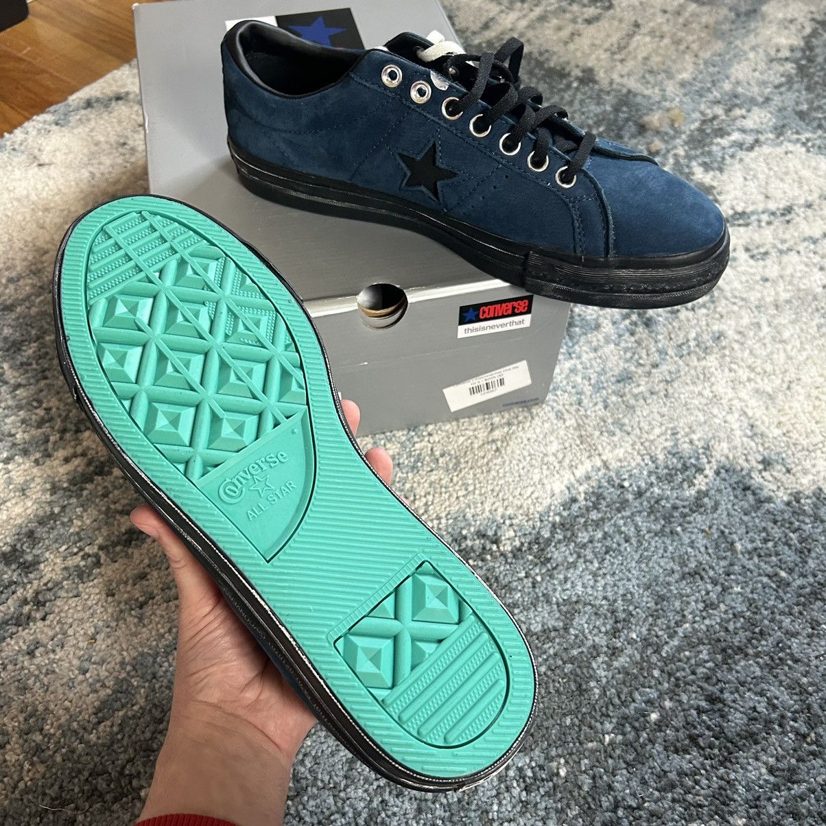 thisisneverthat 172394C DiSTRESSED SUEDE iNDiGO POSEiDON ONE STAR OX CHUCK Size US 10.5 / EU 43-44 - 9 Thumbnail