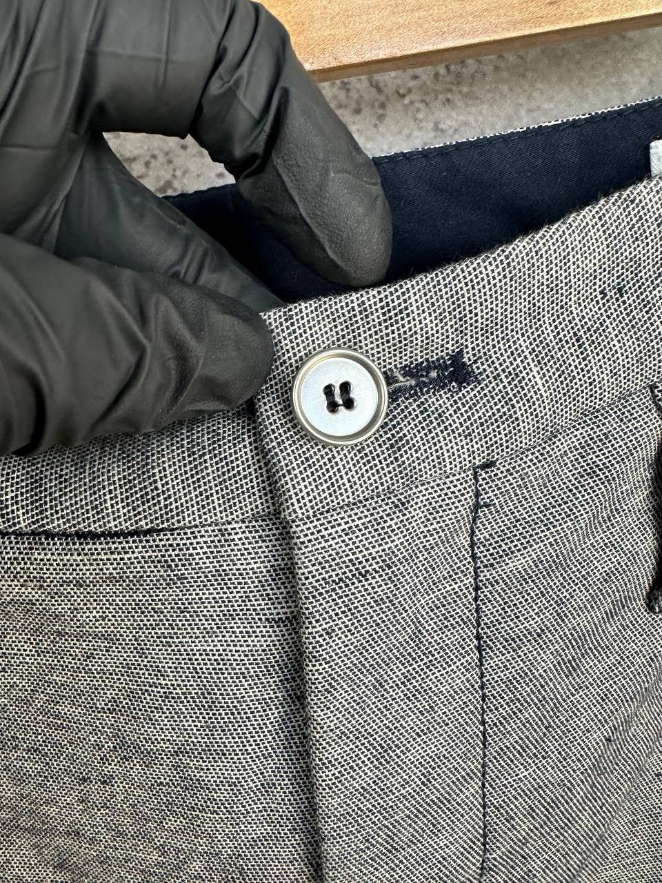 Hope HOPE Stockholm Law Trouser Grey Linen Blend Pants Size US 30 / EU 46 - 13 Thumbnail