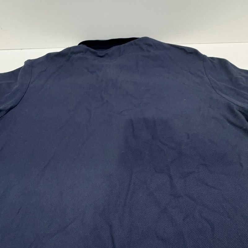 Burberry Burberry SS23 Navy Blue Logo Embroidered Polo 0079 Size US L / EU 52-54 / 3 - 1 Thumbnail