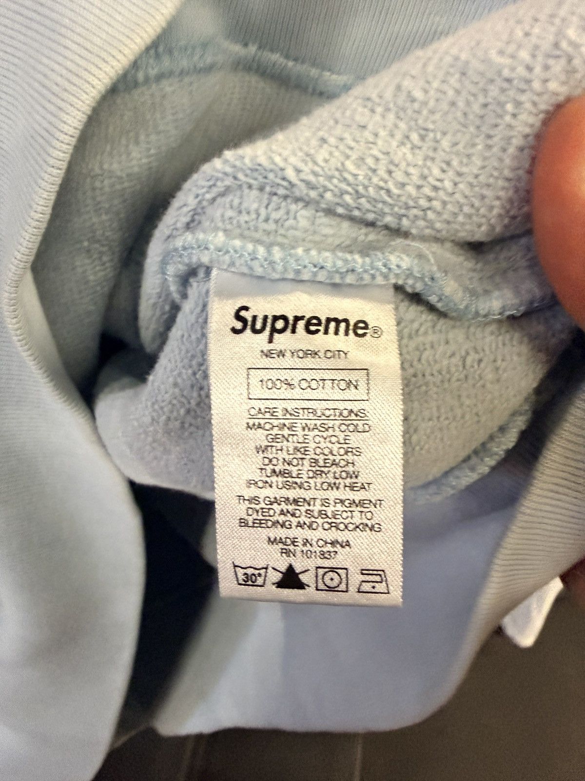 Supreme Supreme Blank Hoodie Size US L / EU 52-54 / 3 - 5 Thumbnail