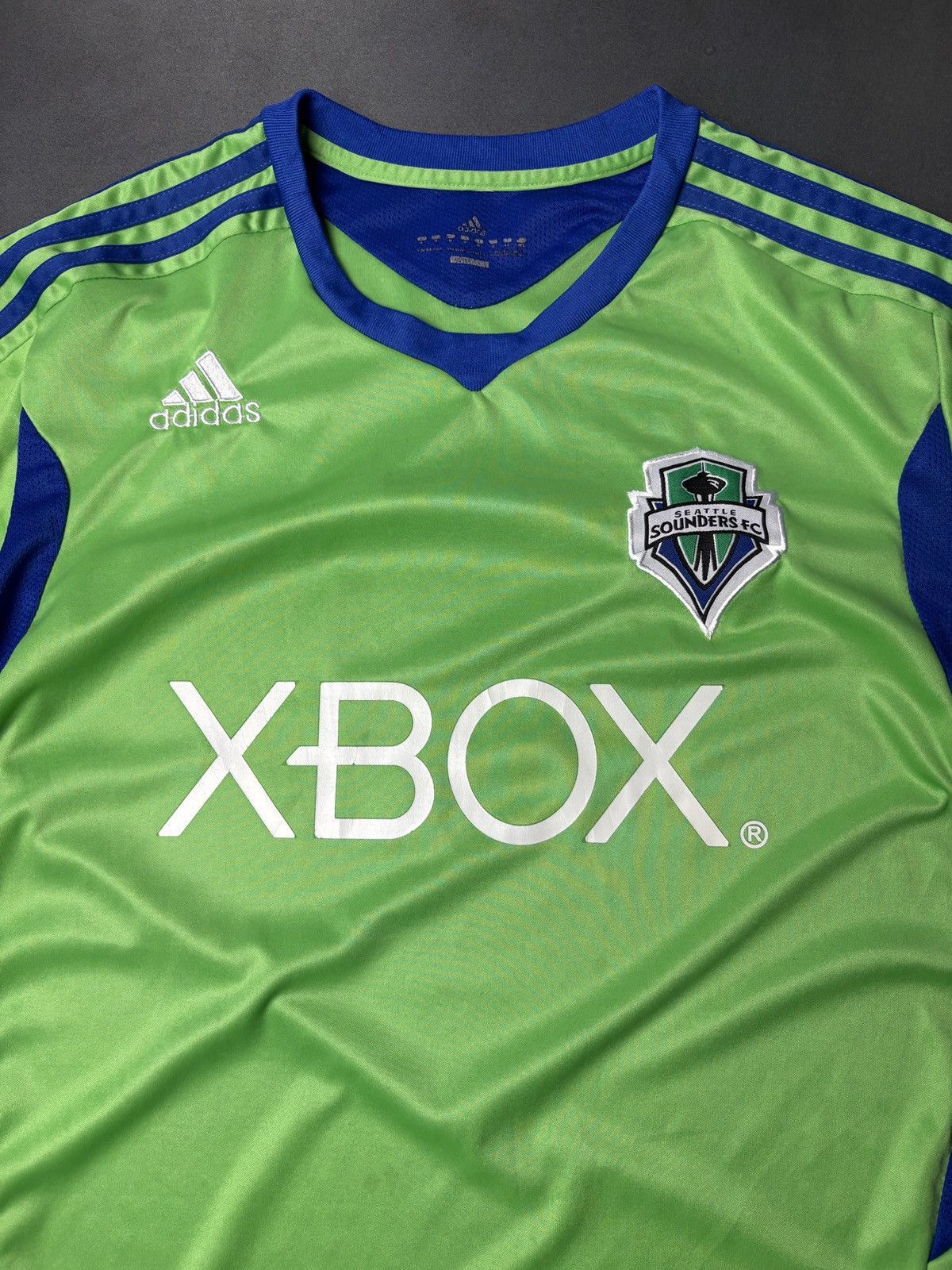 Adidas 2010-2011 Seattle Sounders Jersey Soccer Xbox MLS Football Size US M / EU 48-50 / 2 - 9 Thumbnail