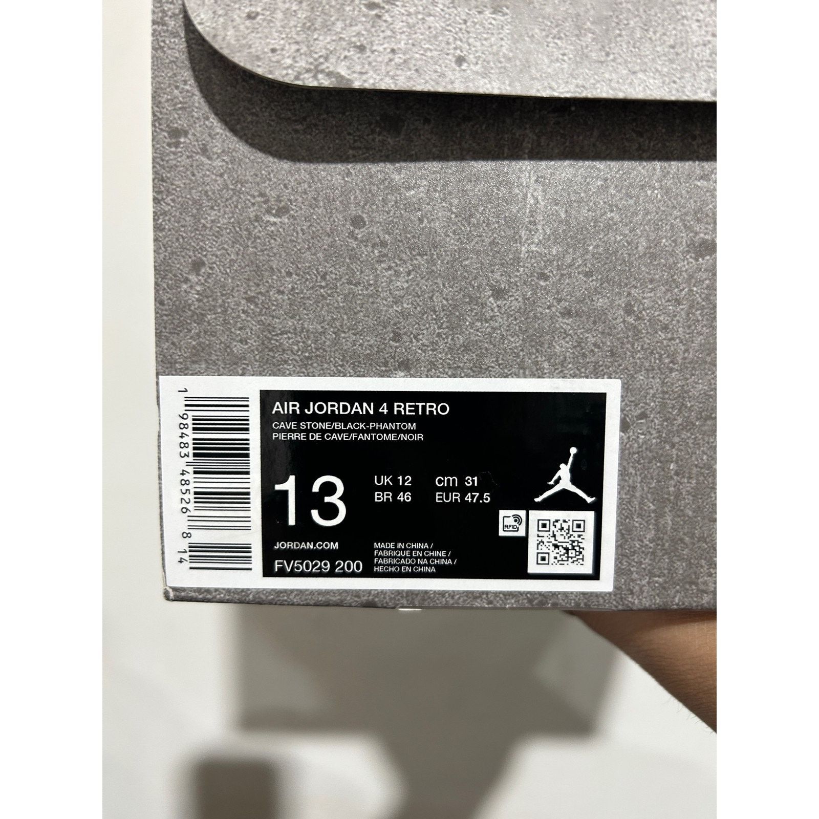 Nike NIKE JORDAN 4 CAVE STONE SIZE 13 PREOWNED Size US 13 / EU 46 - 7 Thumbnail