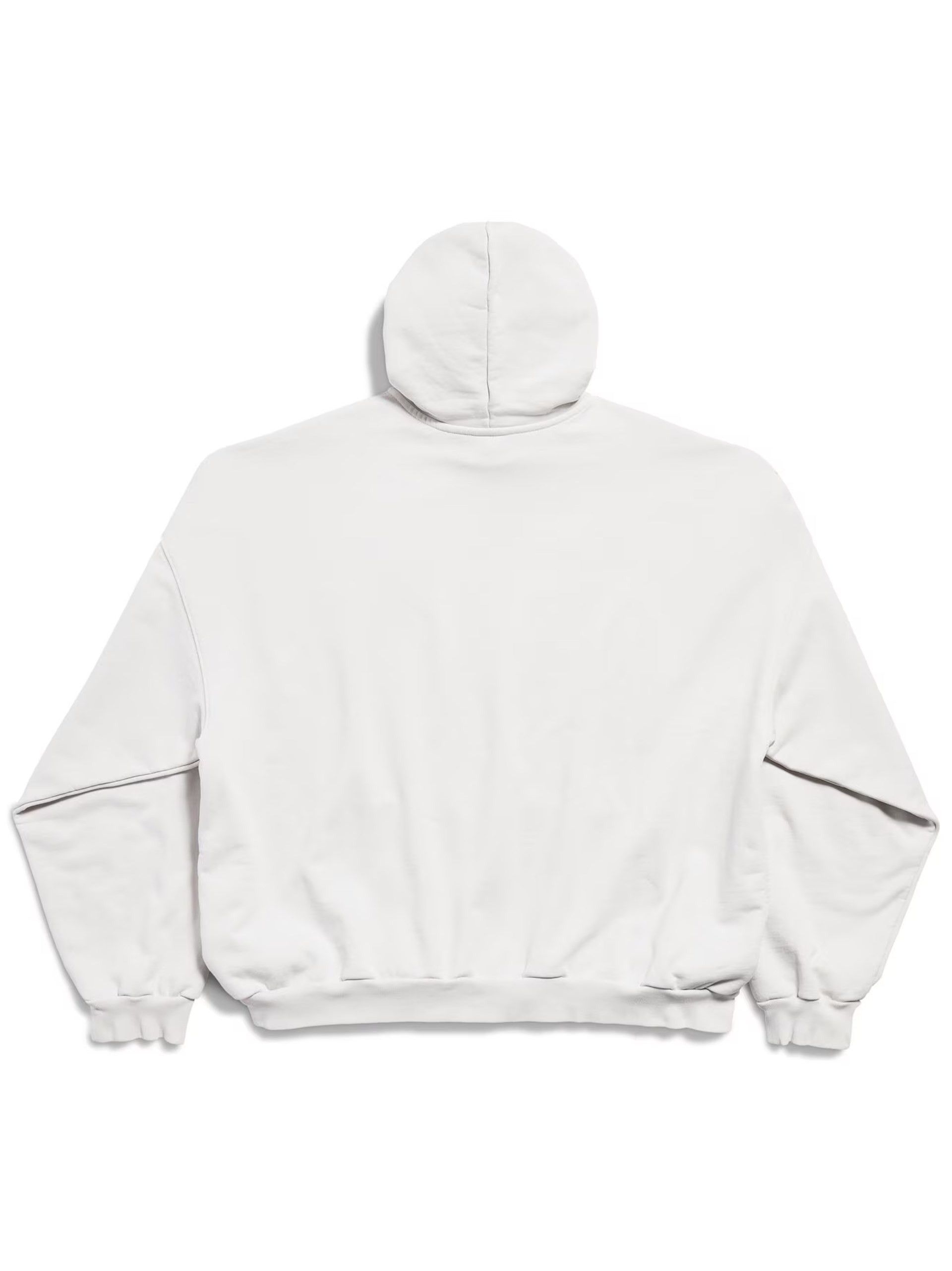 Balenciaga o1srvl11e1025 Beverly Hills Hoodie Oversized in Ivory Size US L / EU 52-54 / 3 - 6 Thumbnail