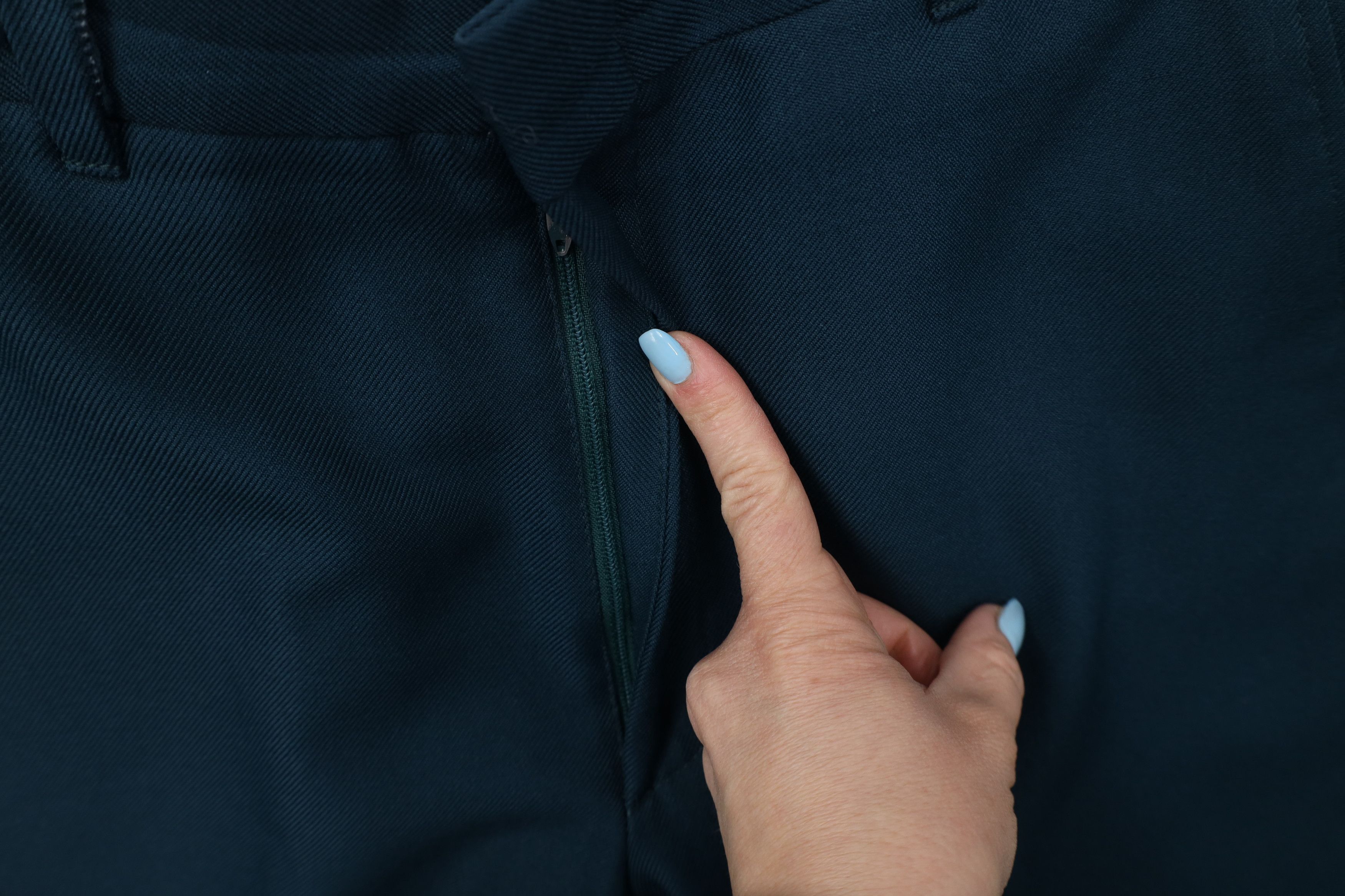 Vintage Vintage 90s Streetwear Knit Flared Wide Leg Chino Pants Teal Size US 34 / EU 50 - 6 Thumbnail