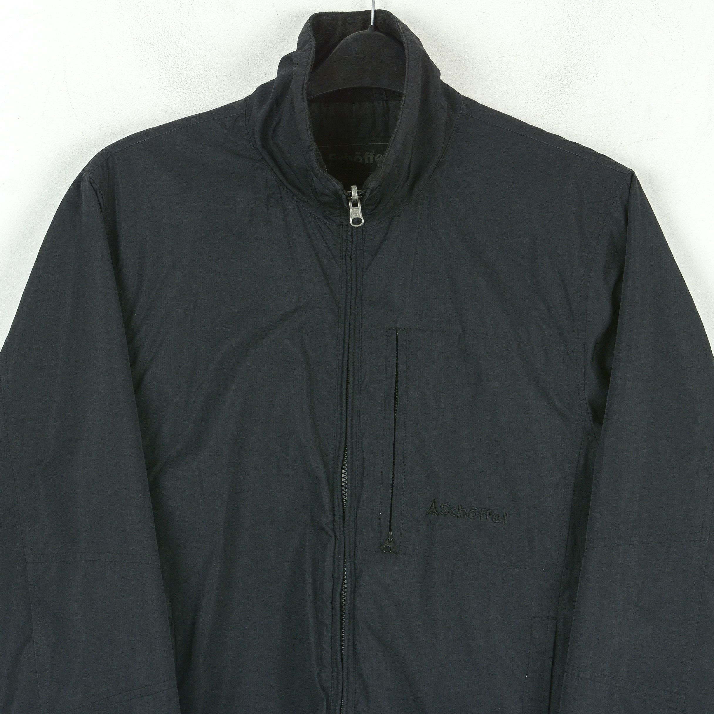Other SCHOFFEL Men Jacket Coat Windbreaker Collared Black Casual Size US M / EU 48-50 / 2 - 2 Thumbnail