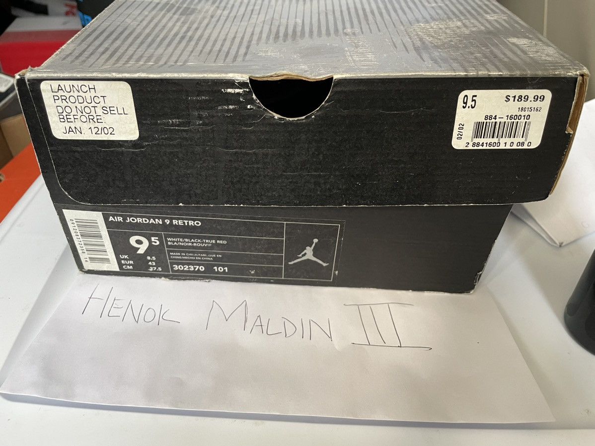 Jordan 16 XVI 2001 OG 136059-061 SIZE 9.5