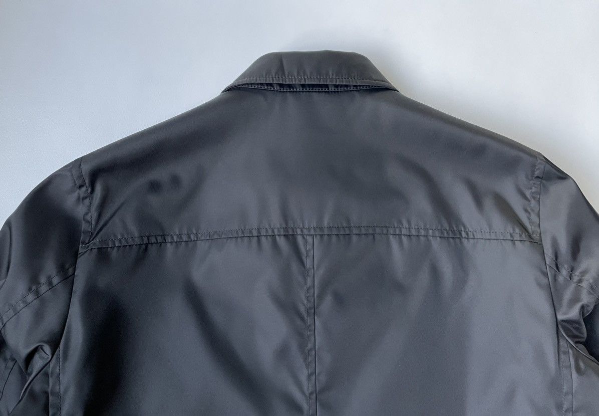 Prada A/W 09 Black Nylon Mac Jacket Size US L / EU 52-54 / 3 - 14 Thumbnail