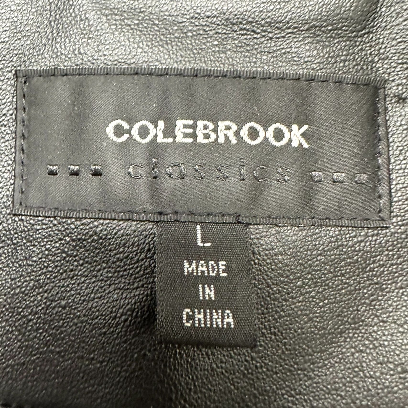 Vintage VINTAGE Colebrook Jacket Womens L Black Bomber Genuine Leather Real Full Zip 90s Size L / US 10 / IT 46 - 7 Thumbnail