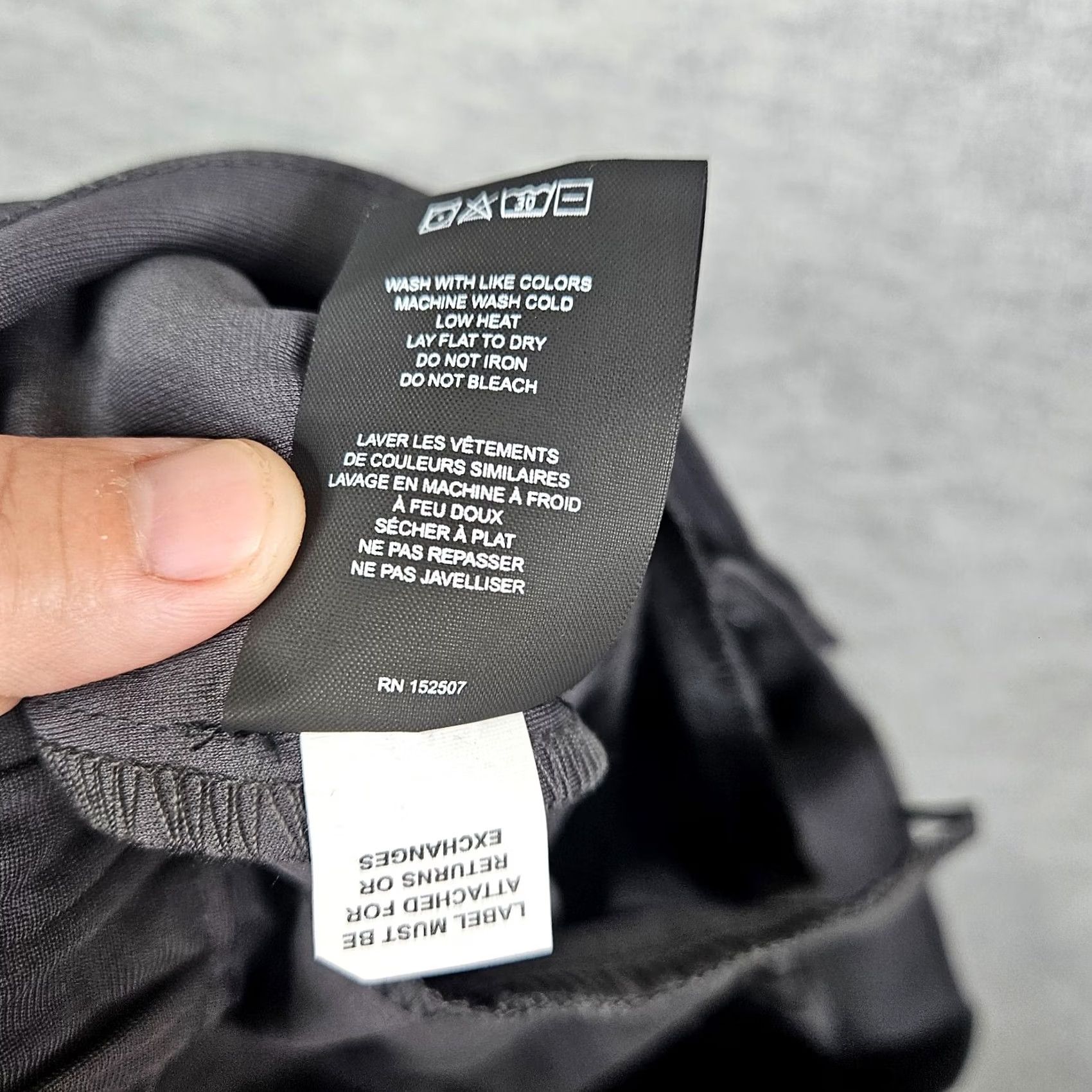Vintage Cuts Men's Dark Grey Outdoor Hiking Jogger Chino Slacks Pocket Pant Size L Size US 33 - 6 Thumbnail