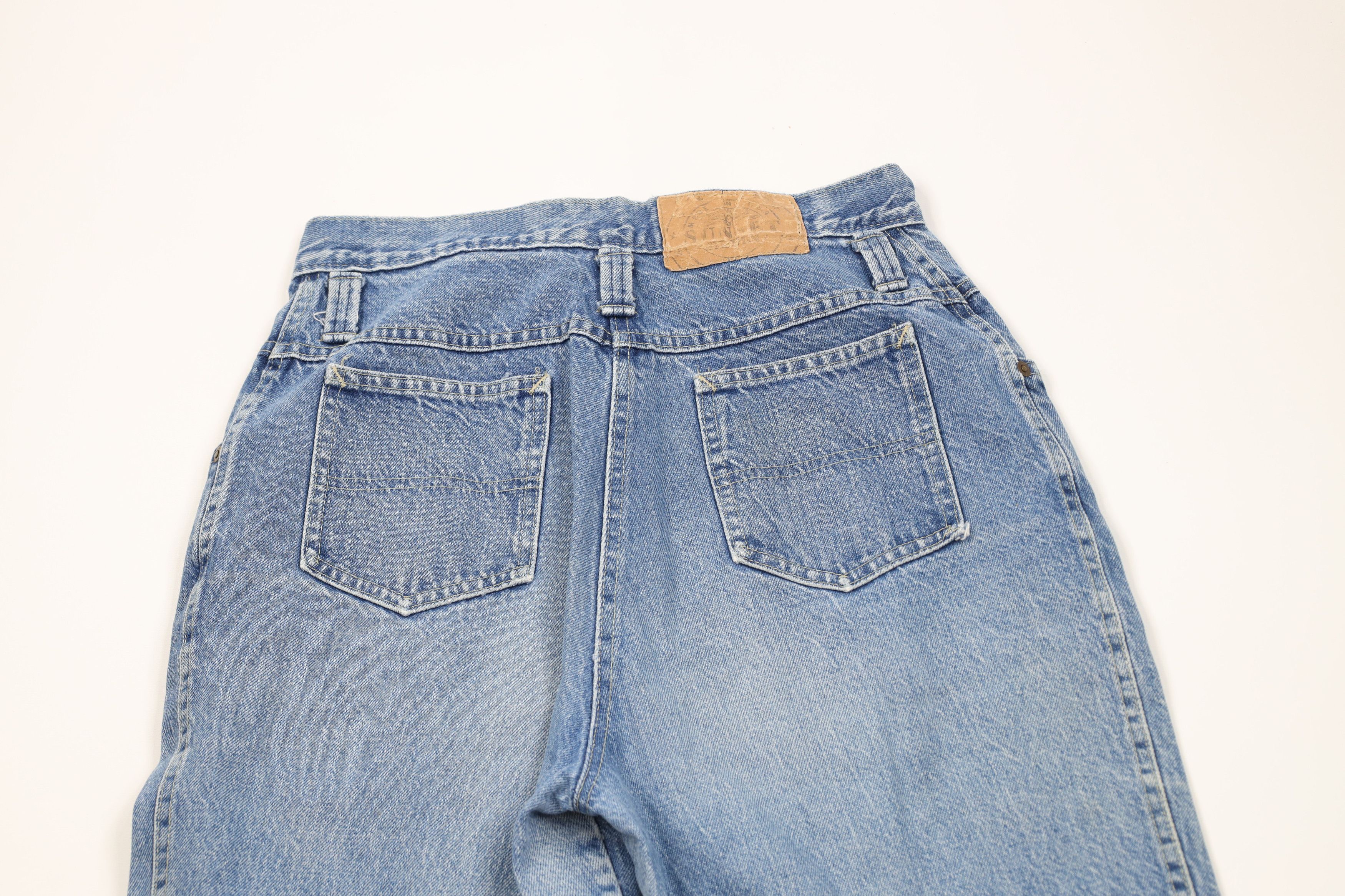 Vintage Vintage 90s Streetwear Tapered Leg Denim Jeans USA Size 34" / US 12 / IT 48 - 10 Thumbnail