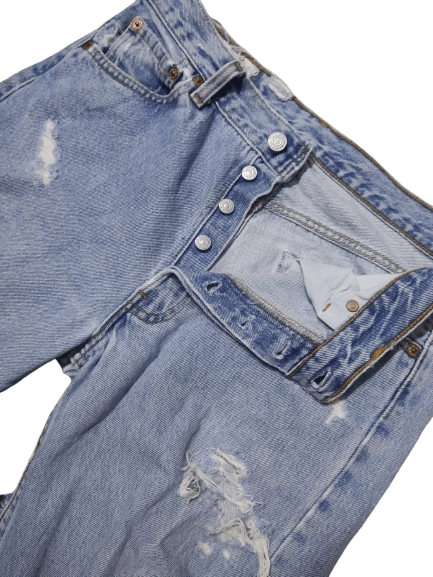 Levi's × Levi's Vintage Clothing Levis 501 Denim distressed Size US 30 / EU 46 - 6 Thumbnail