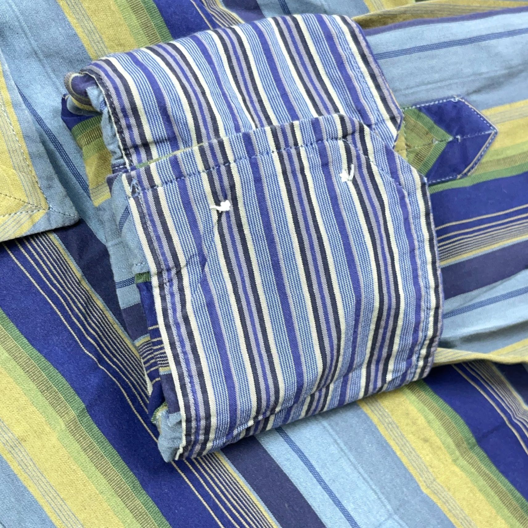 Robert Graham Robert Graham Shirt Men 3XL Button-Up Color Blue Striped Casual Modern Preppy Wear Dress Size 48R - 5 Thumbnail