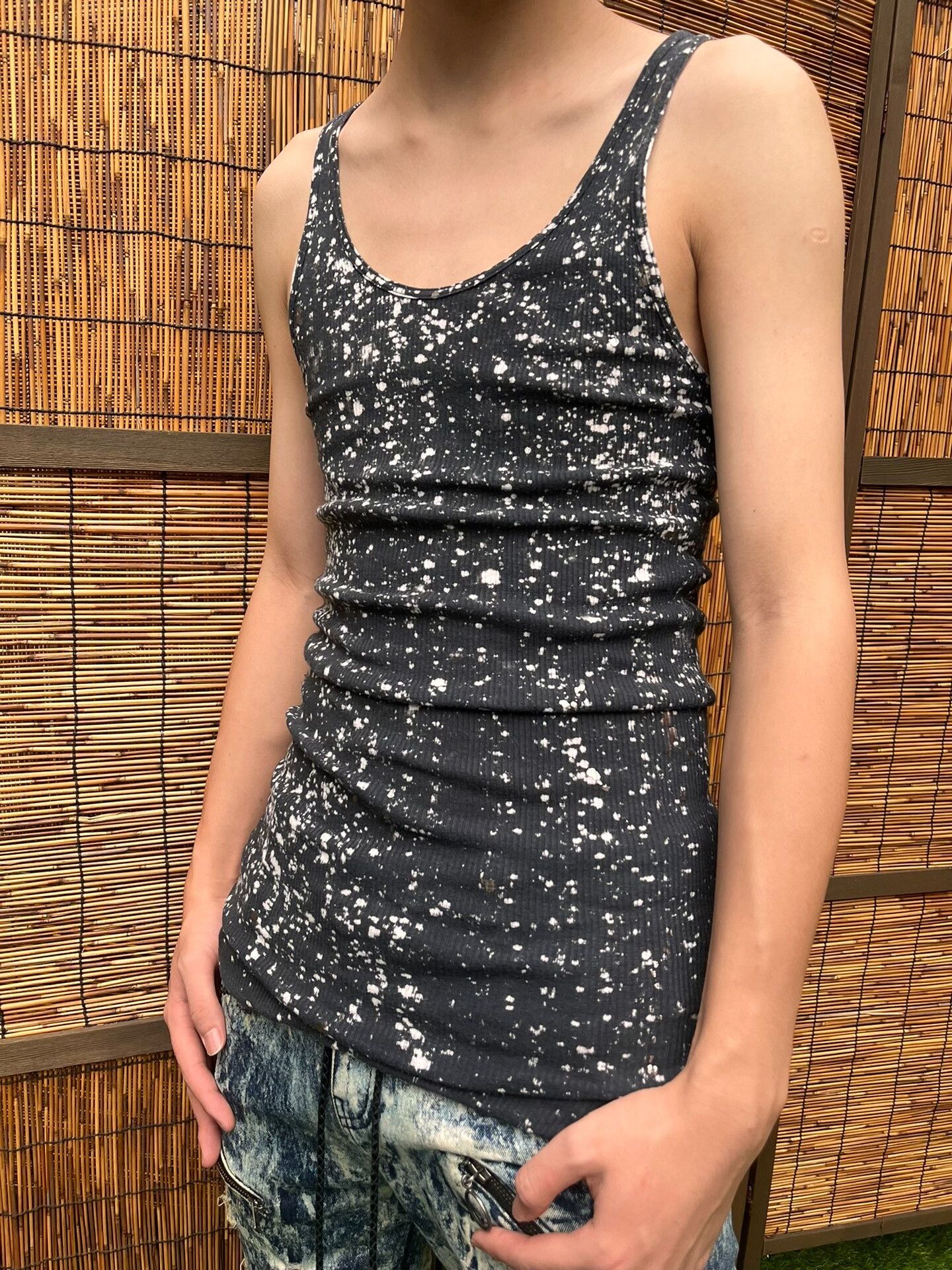 L.G.B Splattered Tank Top