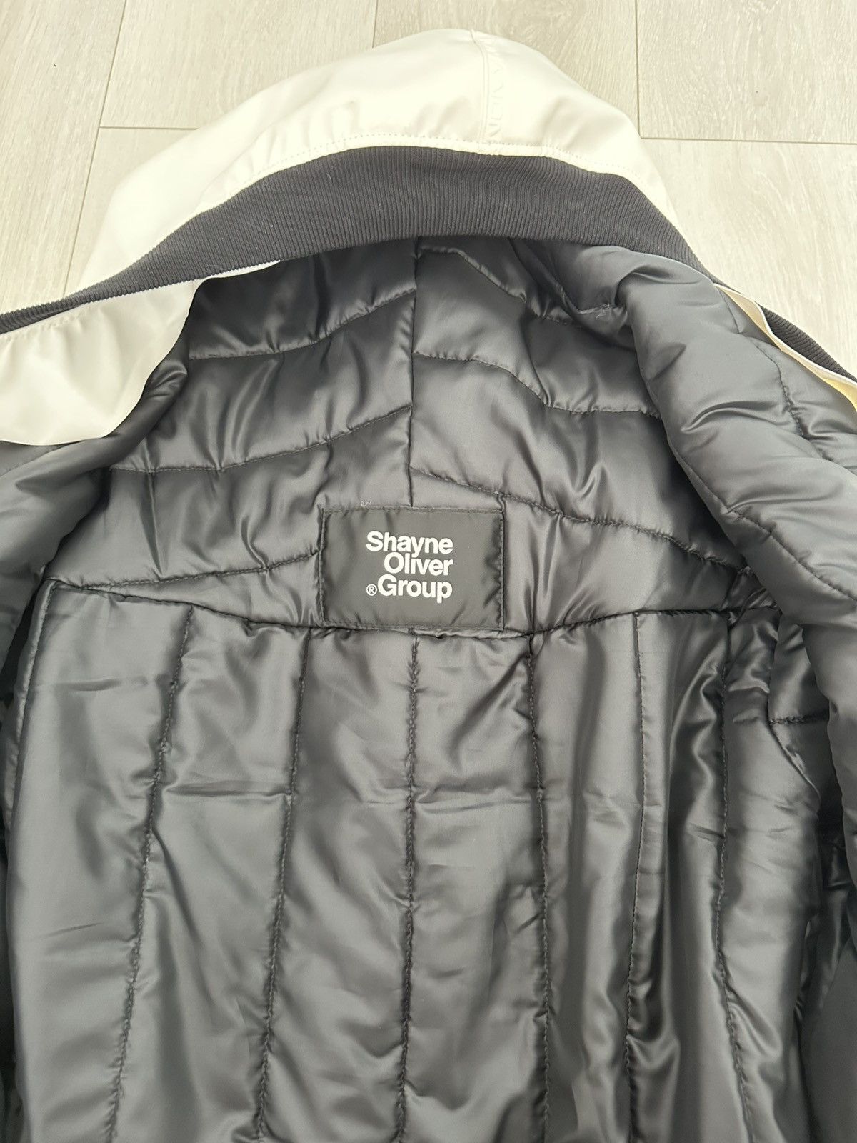 Anonymous Club ANONYMOUS CLUB WHITE NOTORIOUS BOMBER JACKET Size US S / EU 44-46 / 1 - 9 Thumbnail