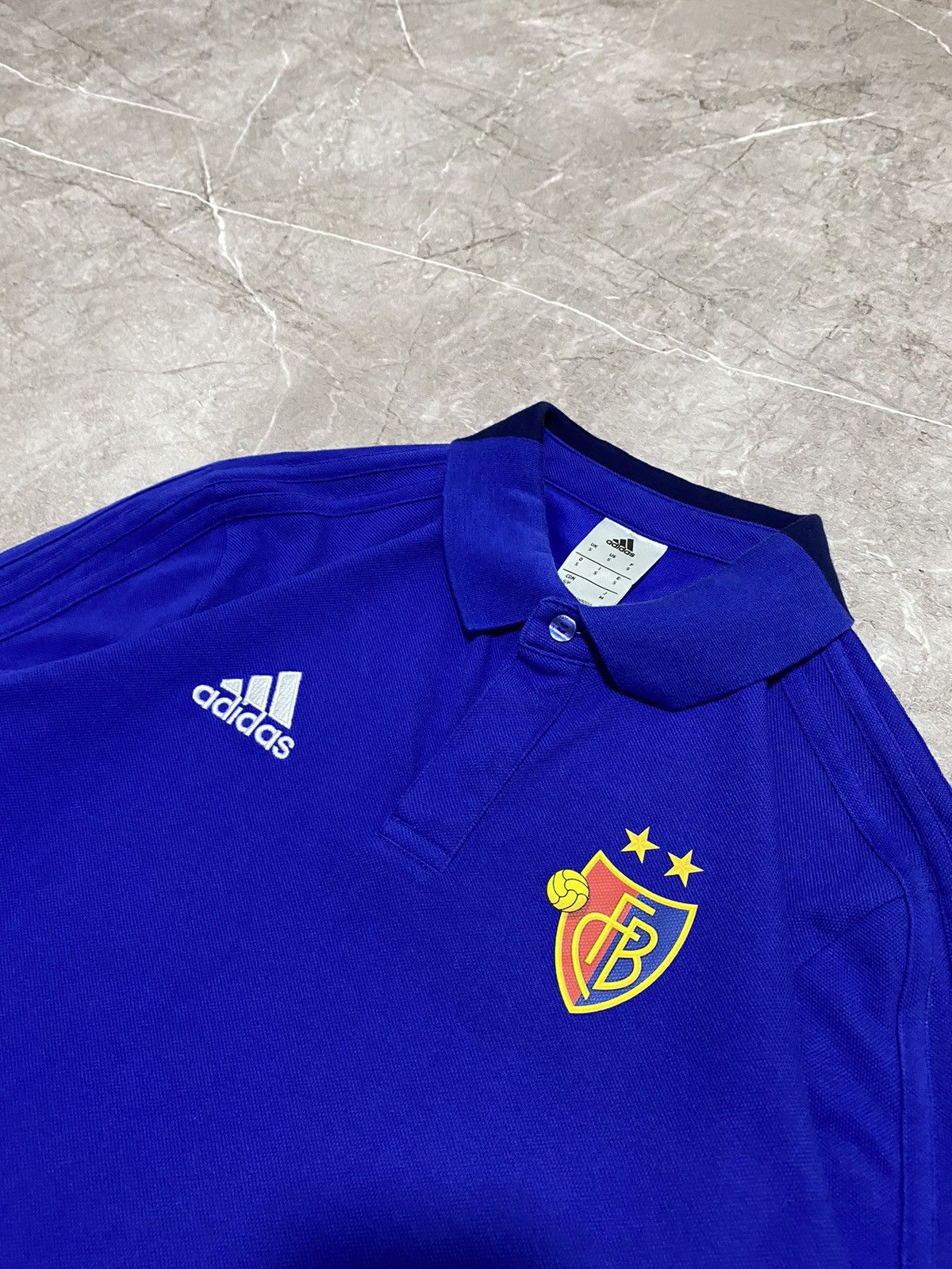 Adidas 2017 Adidas FC Basel Soccer Football Polo T Shirt DR Size US S / EU 44-46 / 1 - 4 Thumbnail