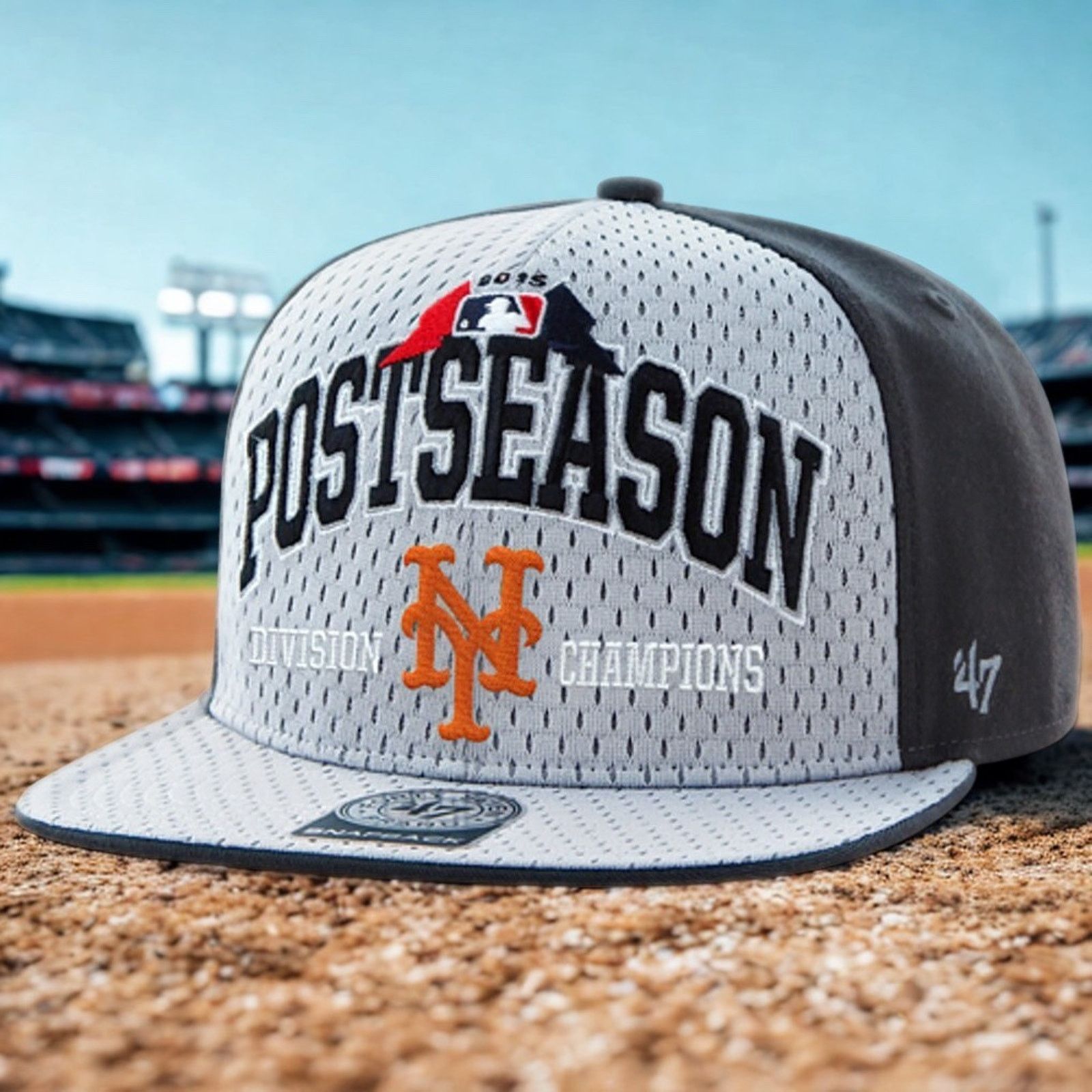 47 New York Mets '15 NL East Division Champions Hat 47 Snapback Size ONE SIZE - 1 Thumbnail