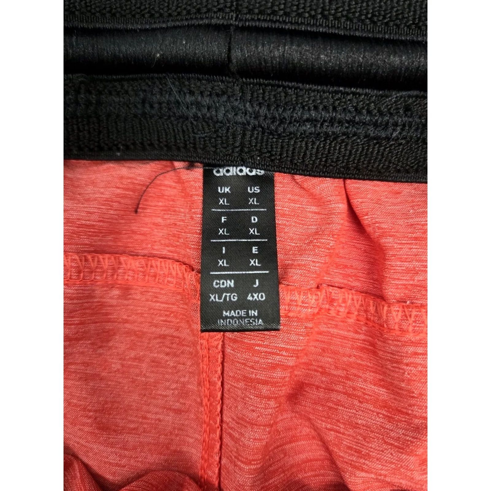 Adidas Adidas Men's Aeroready Shorts Zip Pockets Drawstring XL Regular 8in Inseam Reddish/Orange Athletic Activewear Sports Gym & Training Mens Size US 36 / EU 52 - 7 Thumbnail