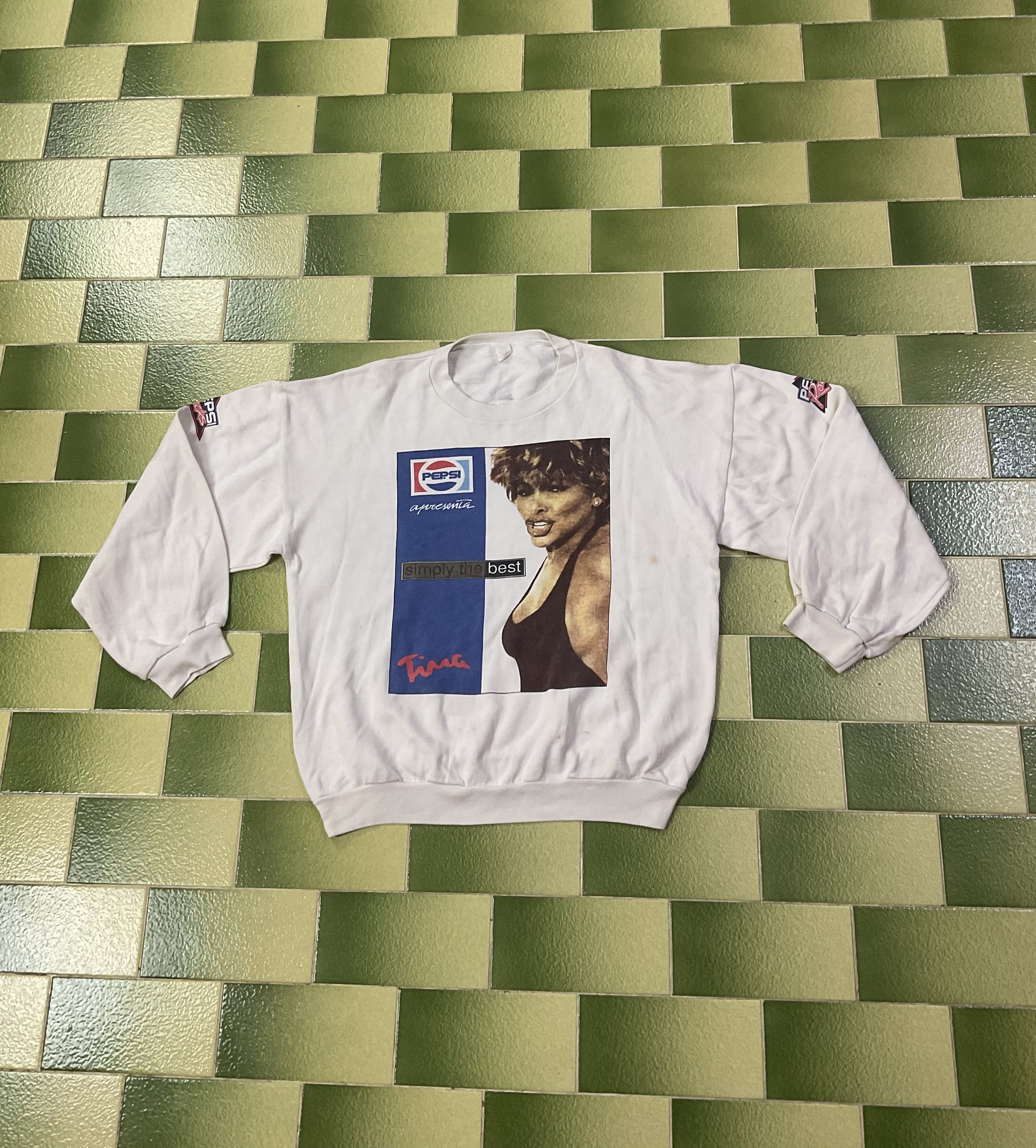 Band Tees Vintage 90s Pepsi Tina Turner Simply The Best Sweatshirt Size US M / EU 48-50 / 2 - 1 Thumbnail