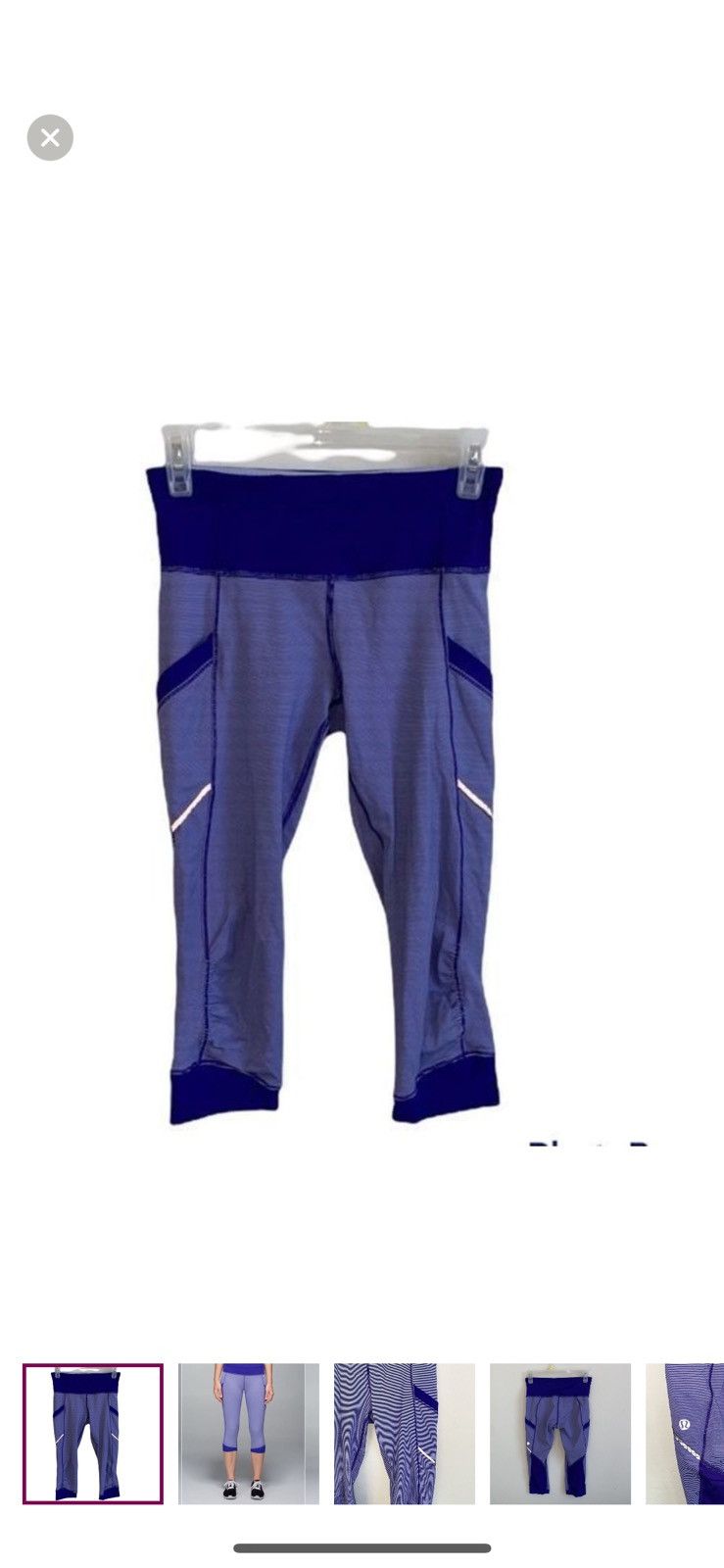 Lululemon Lululemon run for fun crop leggings size 4 Size 27" / US 4 / IT 40 - 1 Thumbnail
