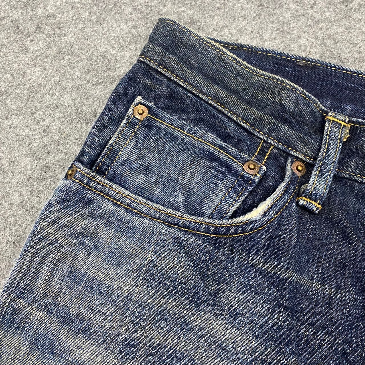 If Six Was Nine 💥Best Offer💥Vintage Edwin 503 Distressed Denim Size US 35 - 10 Thumbnail