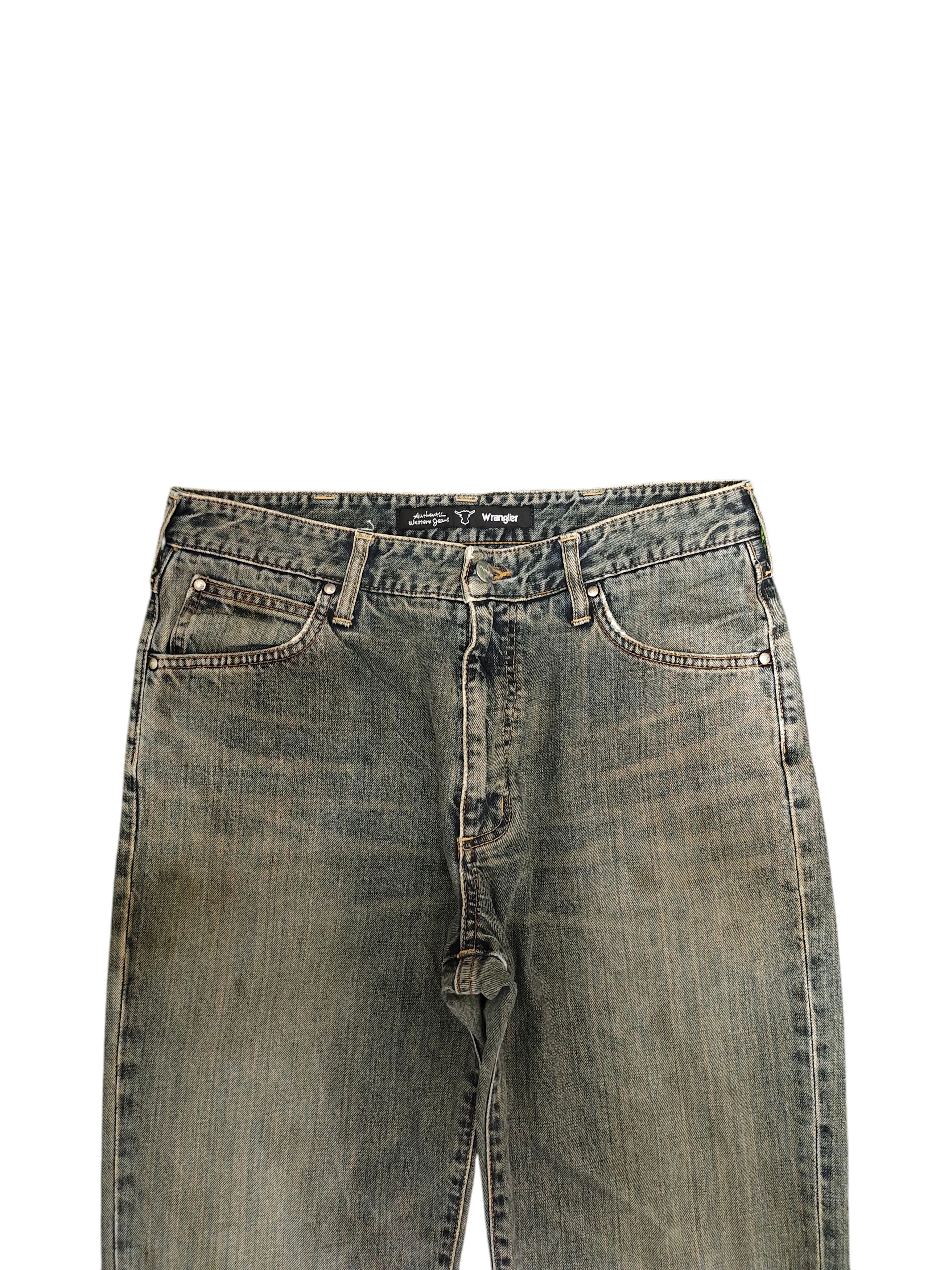 Comme des Garcons × Undercover Vintage Wrangler Japan Clawmark Distress Faded Denim Jeans Size US 32 / EU 48 - 2 Thumbnail