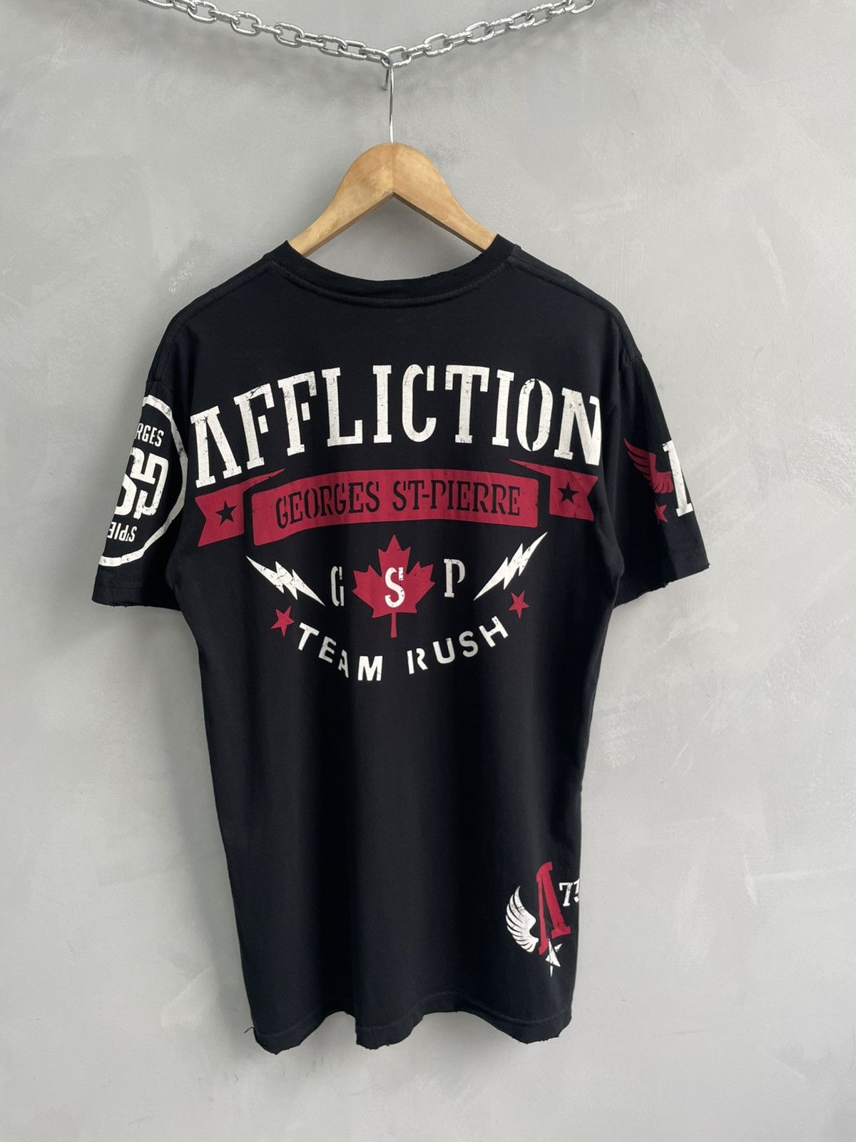 Affliction Rap skate opium affliction t shirt distressed Size US M / EU 48-50 / 2 - 7 Thumbnail