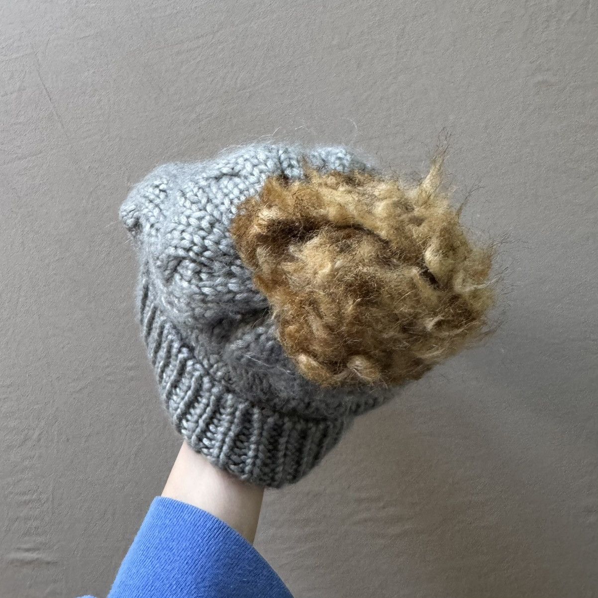 Other Turtle Fur Wave Knit Pom Beanie Size ONE SIZE - 6 Thumbnail