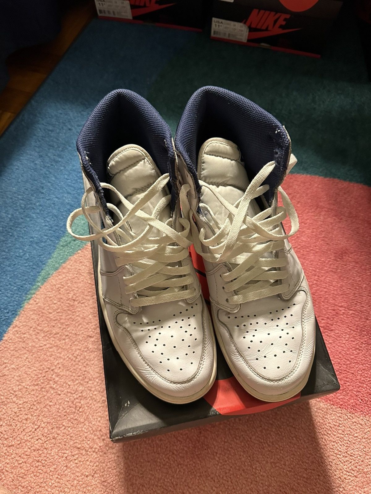 Jordan Brand Jordan 1 Retro Metallic Navy (2016) Size US 11.5 / EU 44-45 - 2 Thumbnail