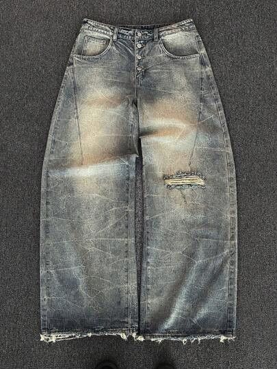 Other Men's Washed Vintage Jeans Size US 33 - 1 Thumbnail