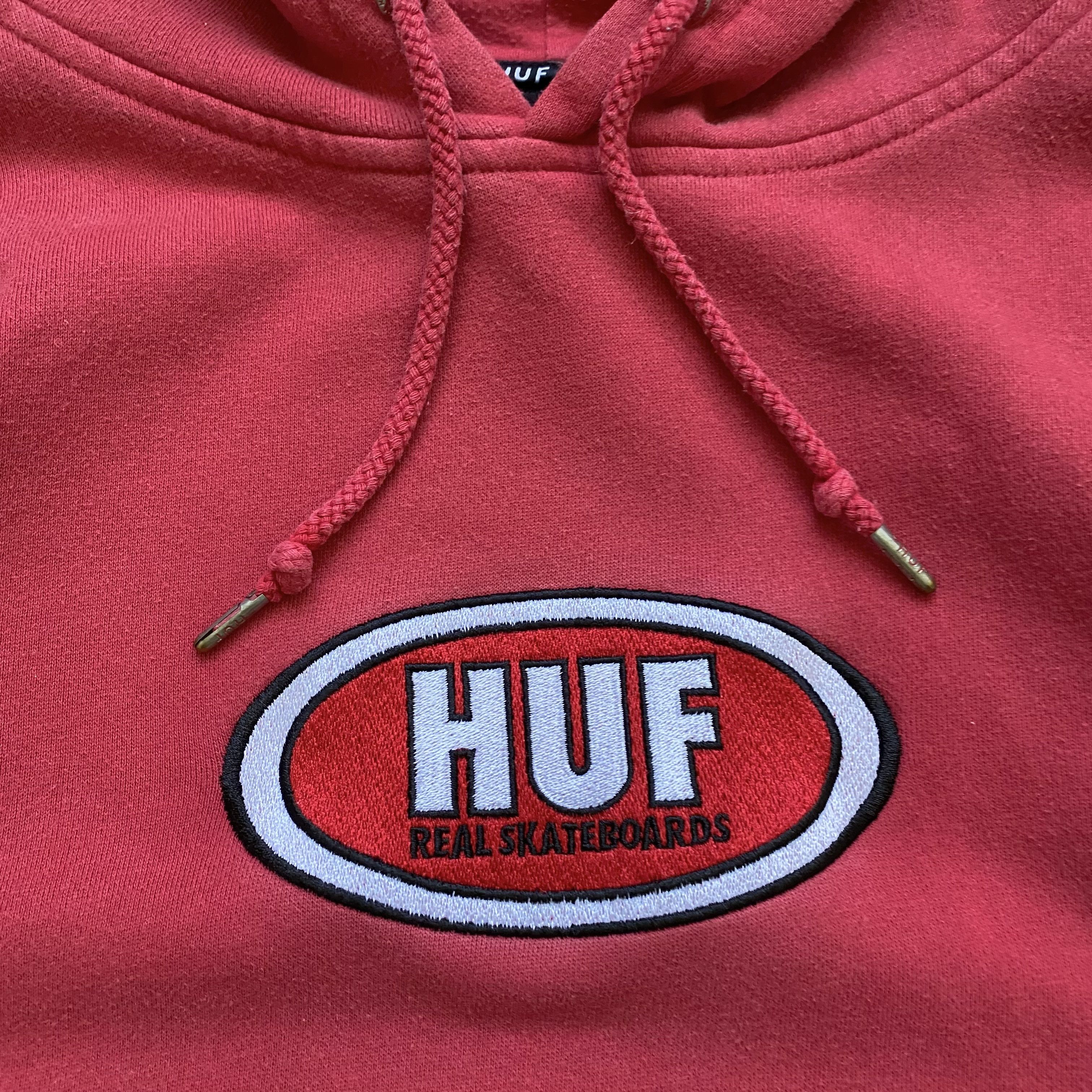 Hook-Ups 🛹 Vintage HUF Skateboards Hoodie center logo Size US M / EU 48-50 / 2 - 6 Thumbnail