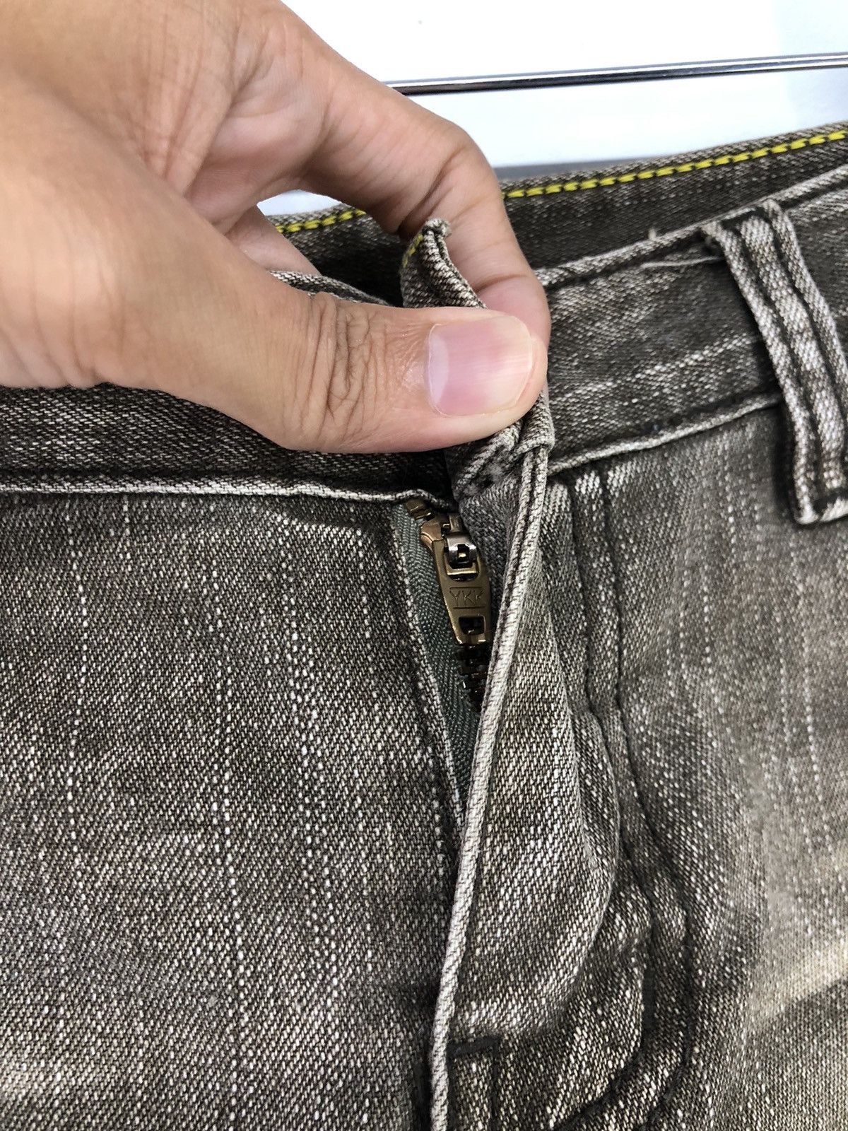 Japanese Brand Vintage Pavarotti Vary Jean Faded Brown Flare Bootcut Jeans Size 27" / US 4 / IT 40 - 8 Thumbnail