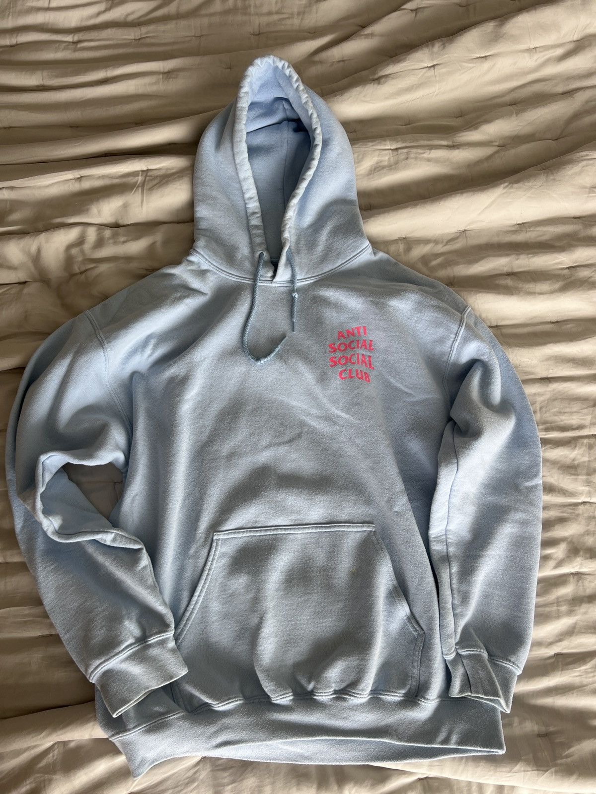 Anti Social Social Club Anti Social Social Club Hoodie Baby Blue and Pink Size US L / EU 52-54 / 3 - 1 Thumbnail