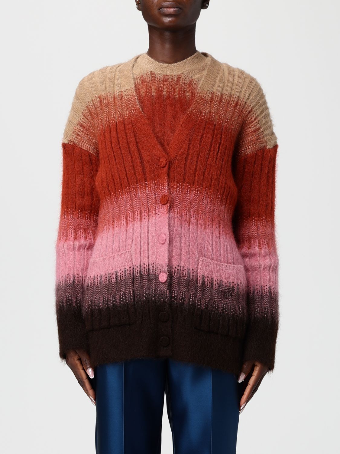 Fendi Fendi Sweater Woman Rust Size XS / US 0-2 / IT 36-38 - 1 Thumbnail